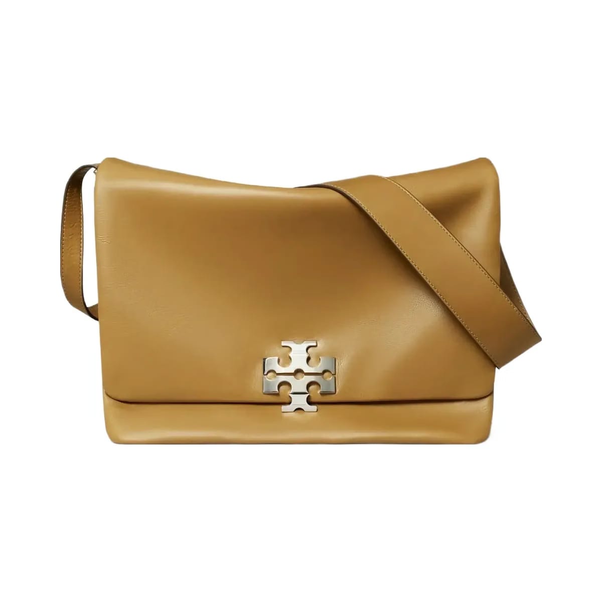Tory Burch Large Charlie Shoulder Bag WREN BROWN