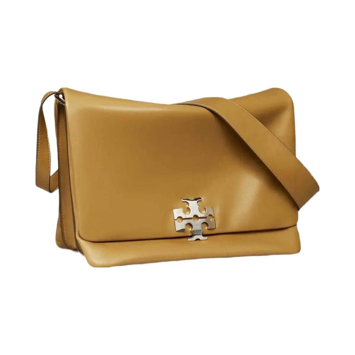 Tory Burch Large Charlie Shoulder Bag WREN BROWN