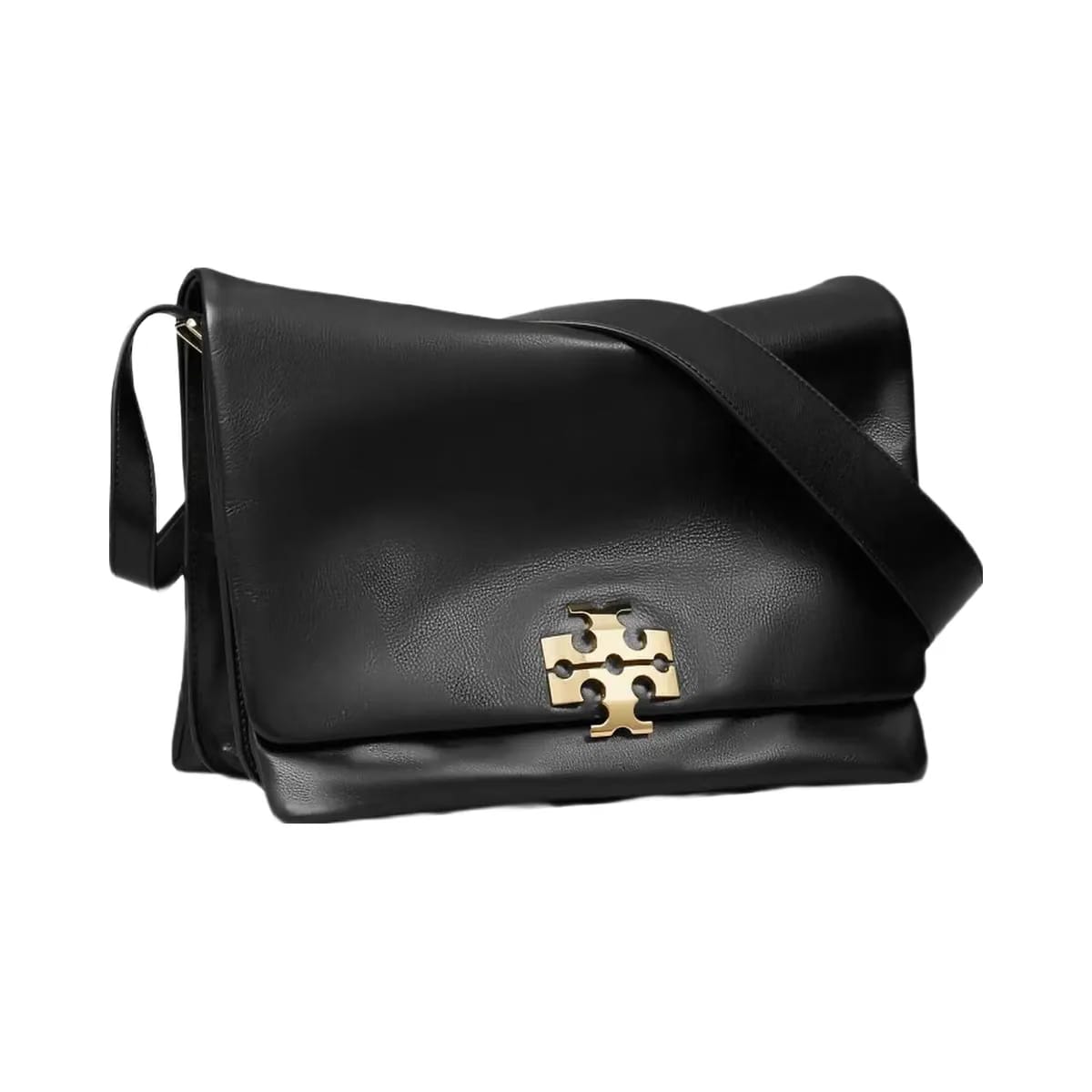 Tory Burch Large Charlie Shoulder Bag BLACK/GOLD