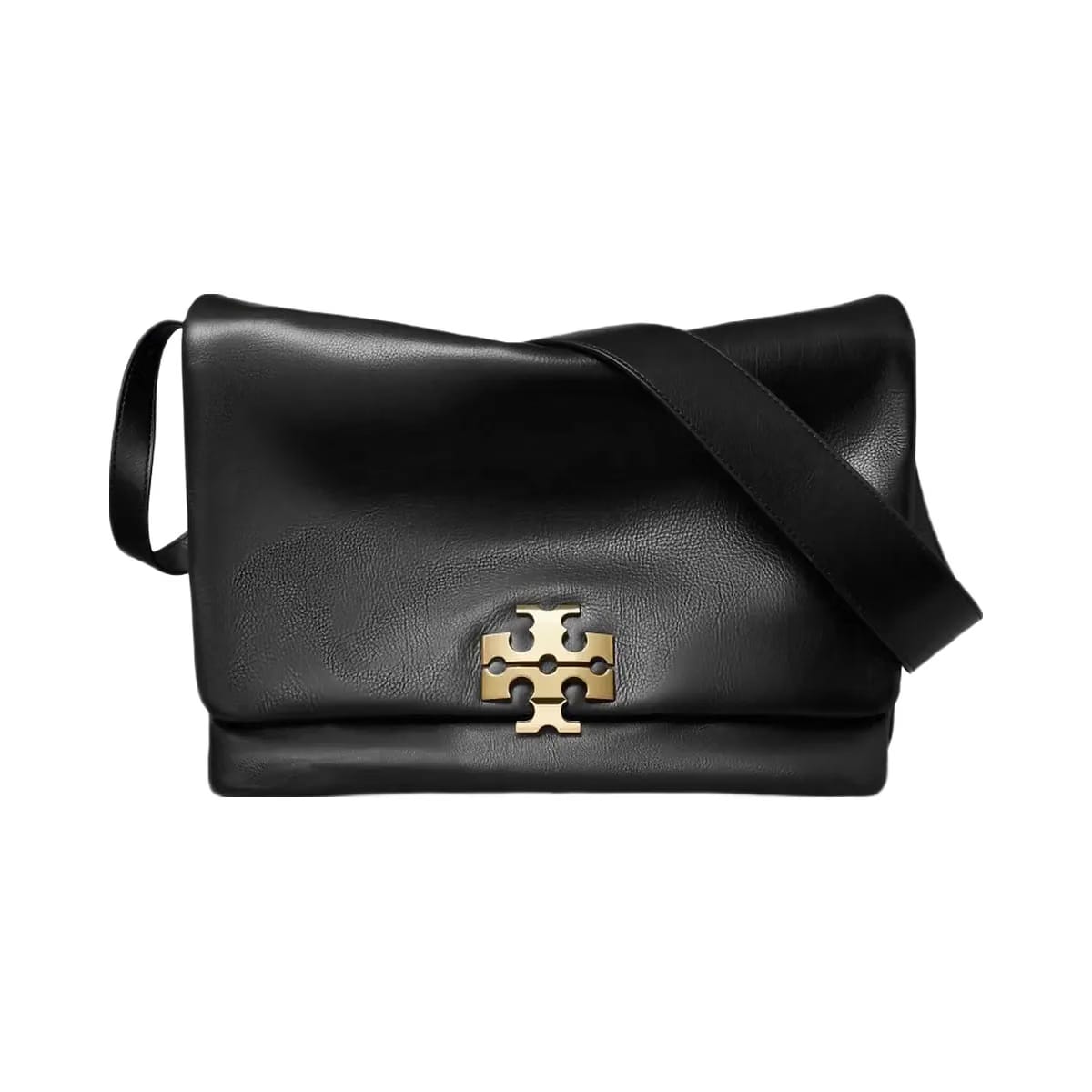 Tory Burch Large Charlie Shoulder Bag BLACK/GOLD