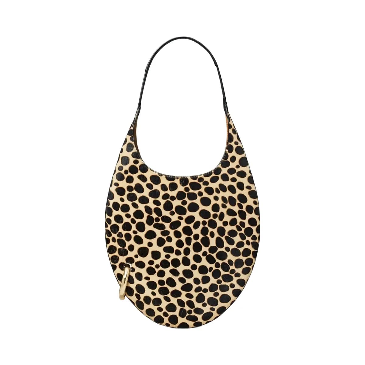 Tory Burch Pierced Calf Hair Handbag Multi