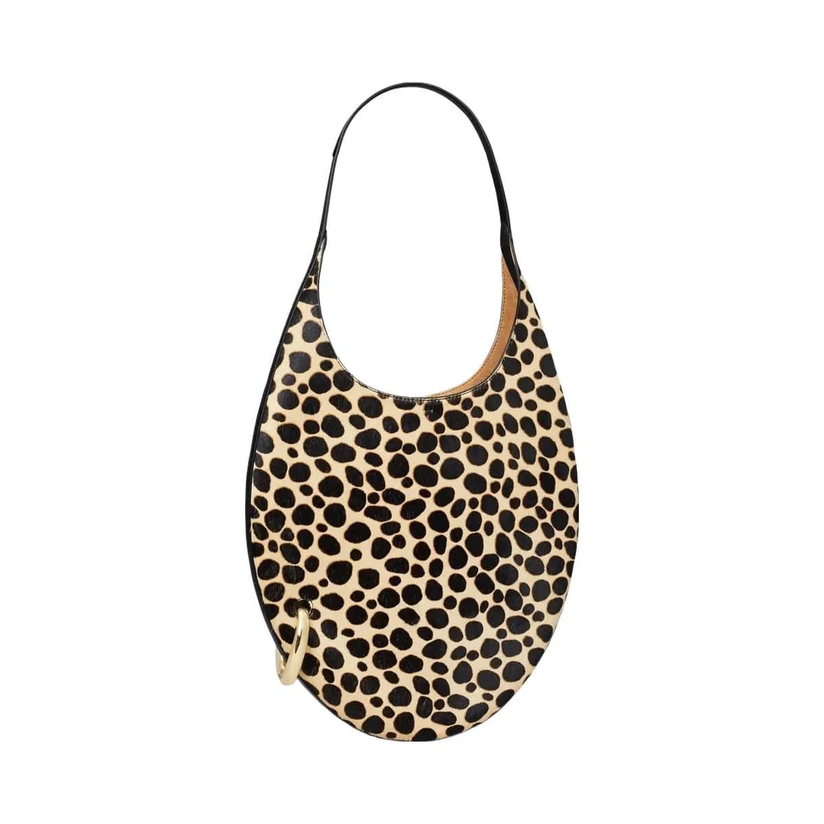 Tory Burch Pierced Calf Hair Handbag Multi