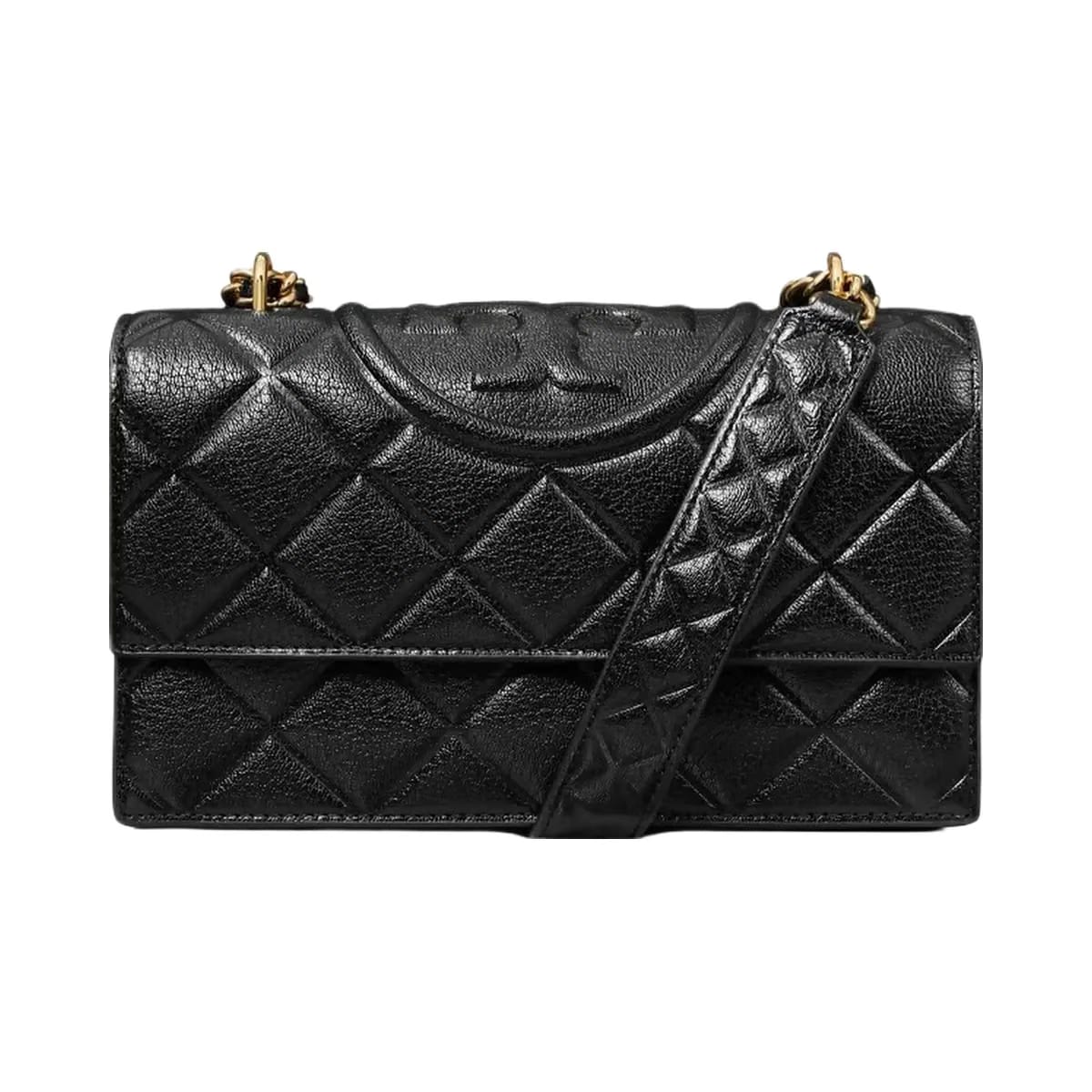 Tory Burch Small Fleming Shoulder Bag Black