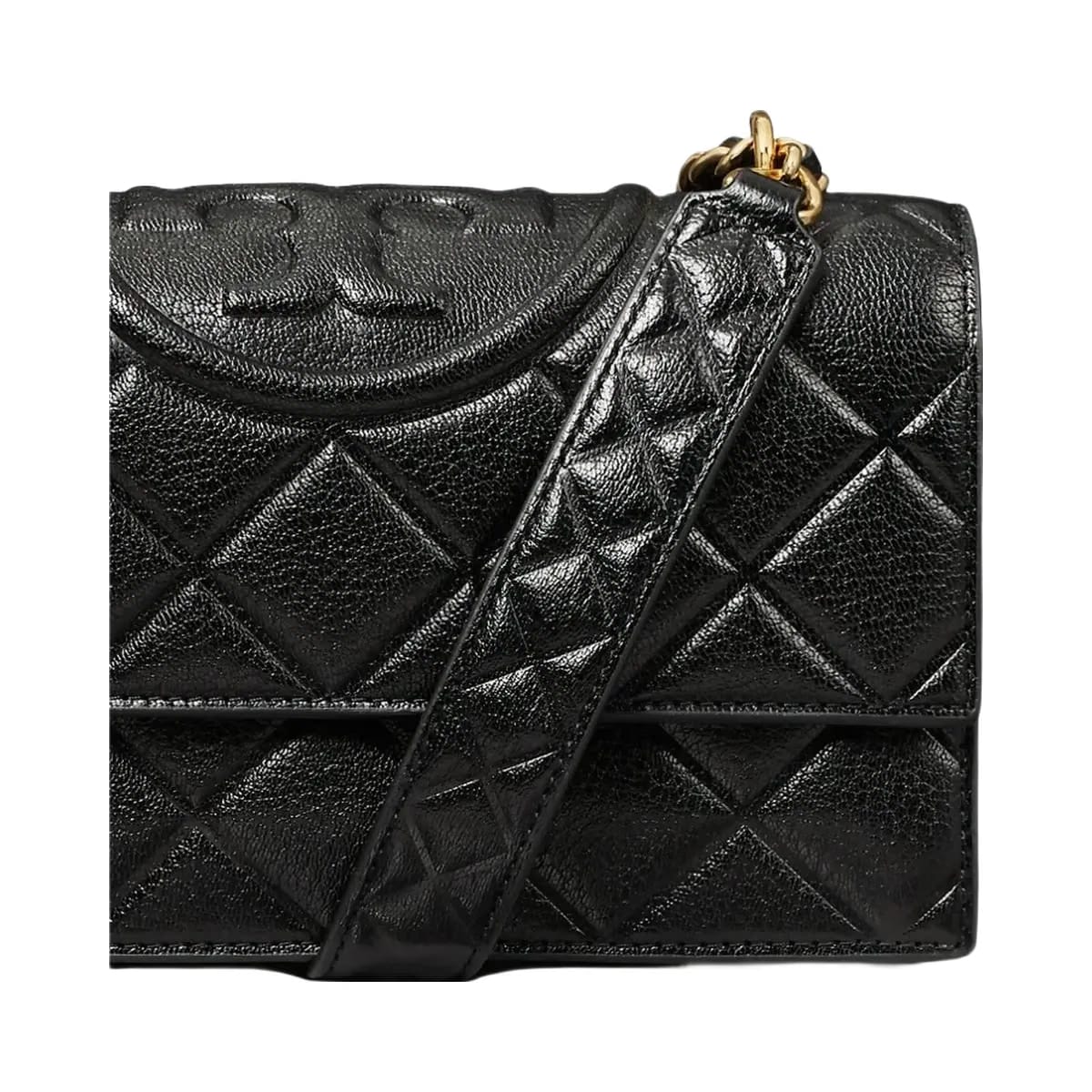 Tory Burch Small Fleming Shoulder Bag Black