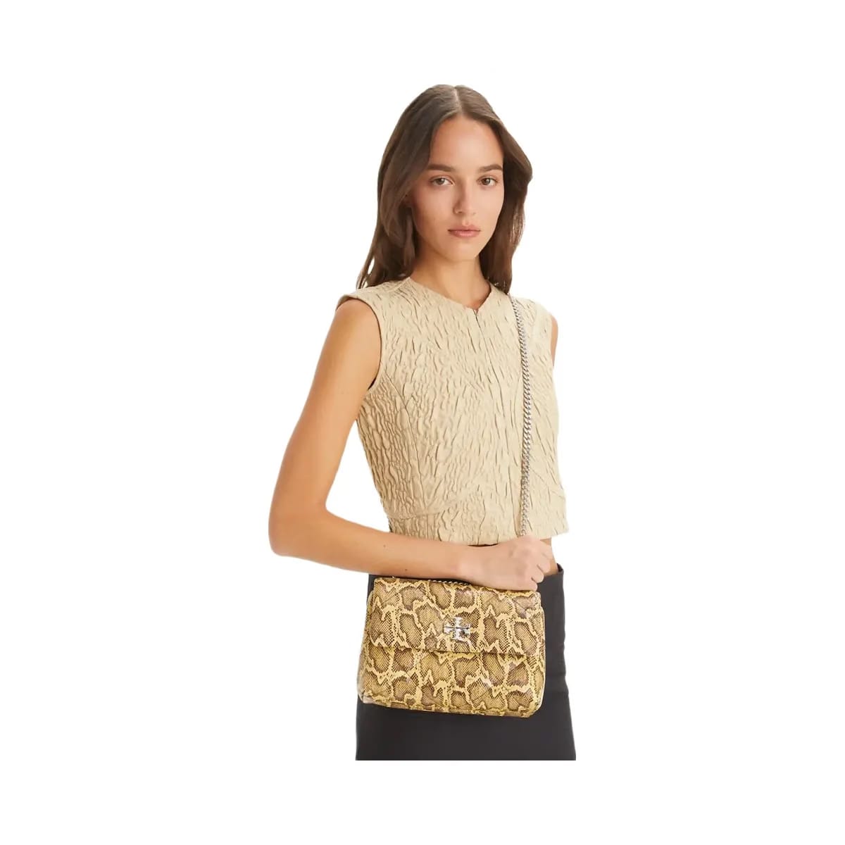 Tory Burch Small Kira Diamond Quilt Shoulder Bag Multi