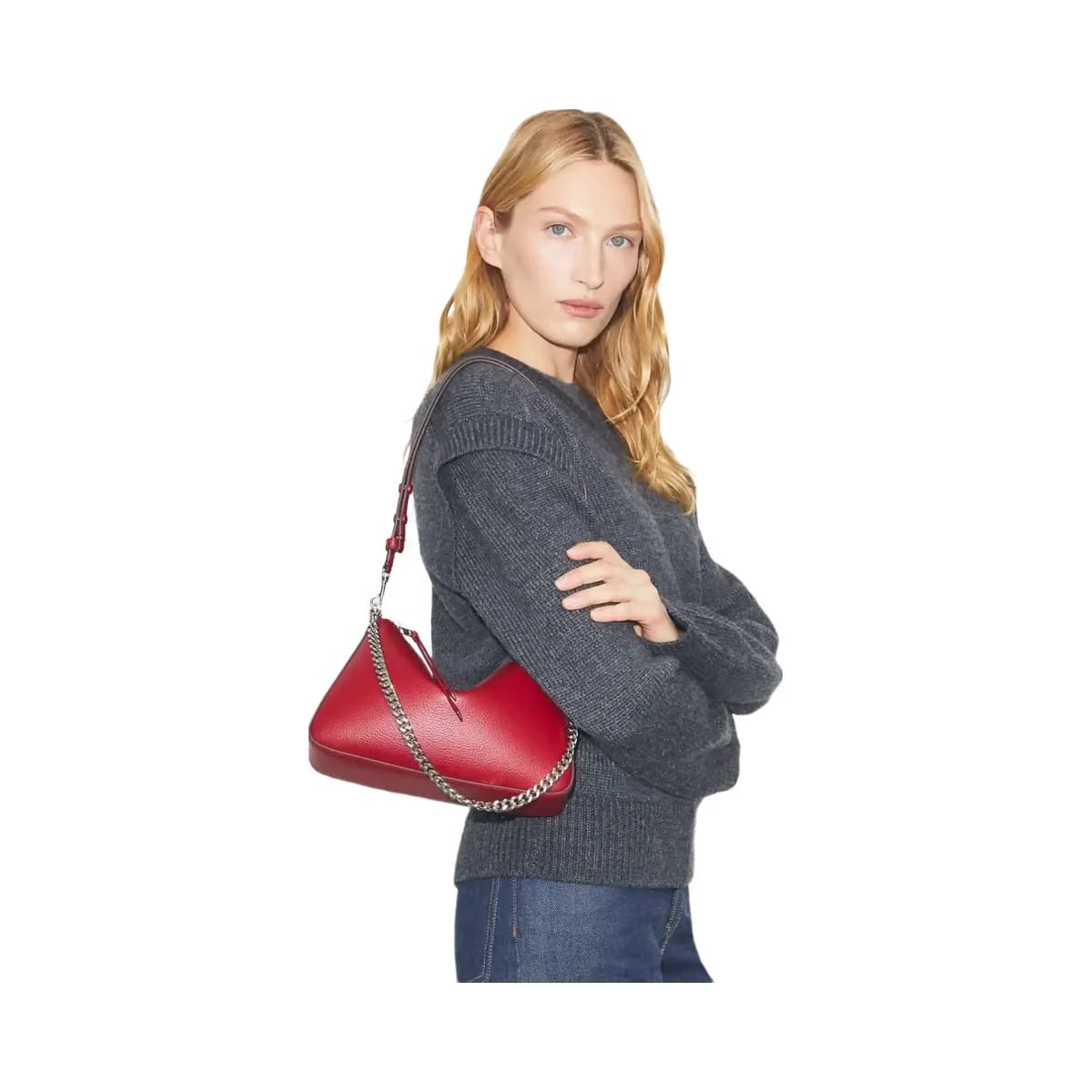 Tory Burch Small Perry Shoulder Bag Red