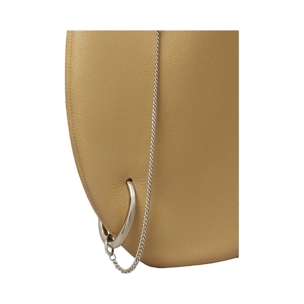 Tory Burch Pierced Soft Bag Light Sand
