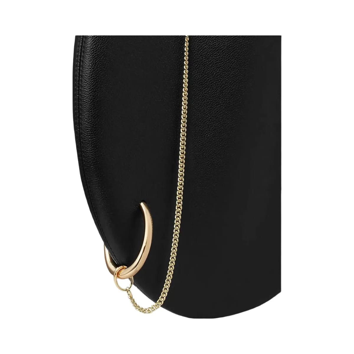 Tory Burch Pierced Soft Bag BLACK/GOLD