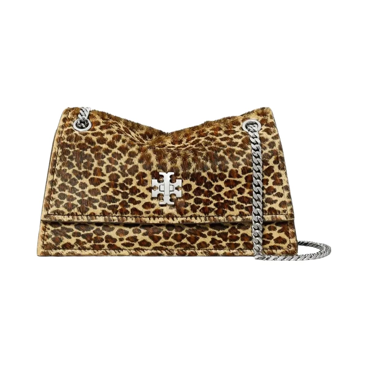 Tory Burch Mini Kira Turnlock Calf Hair Shoulder Bag Multi