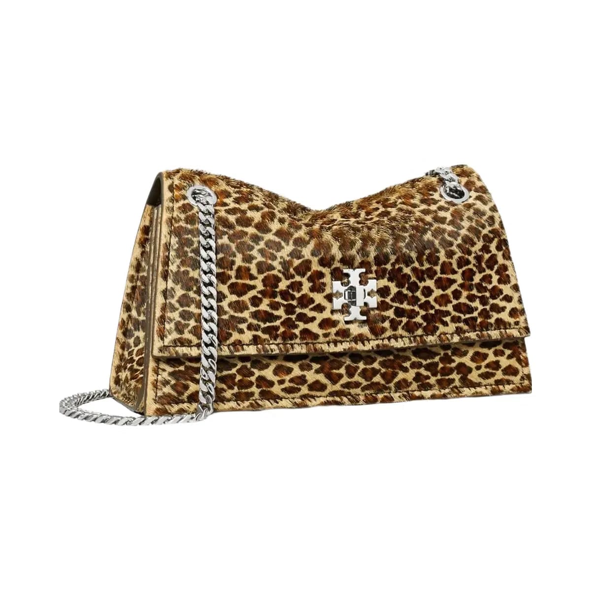 Tory Burch Mini Kira Turnlock Calf Hair Shoulder Bag Multi