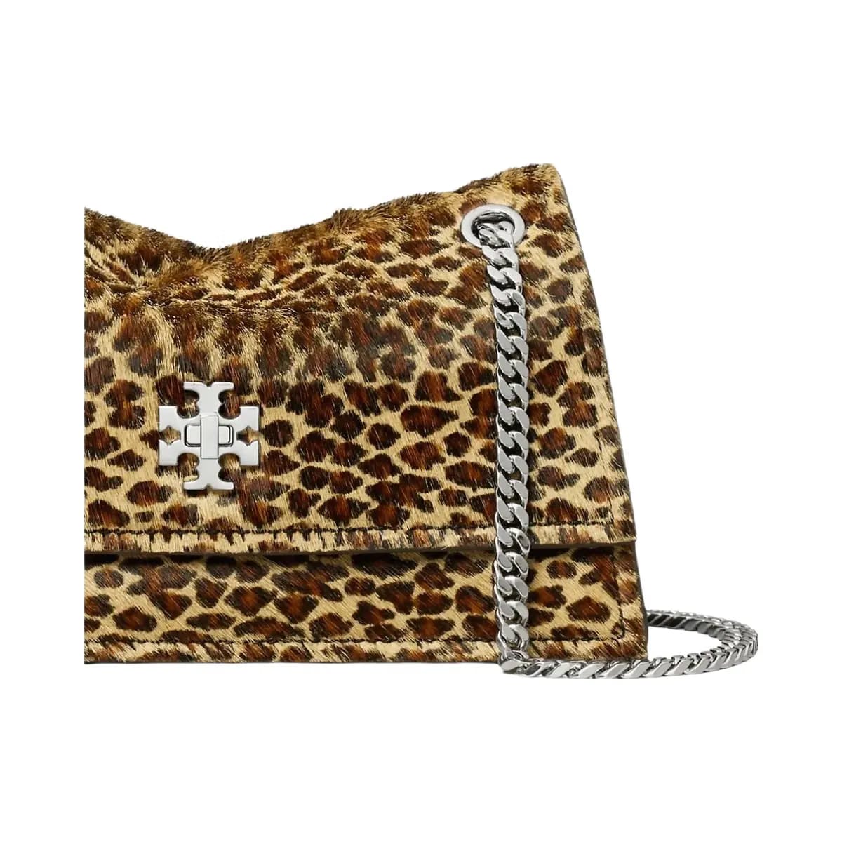 Tory Burch Mini Kira Turnlock Calf Hair Shoulder Bag Multi