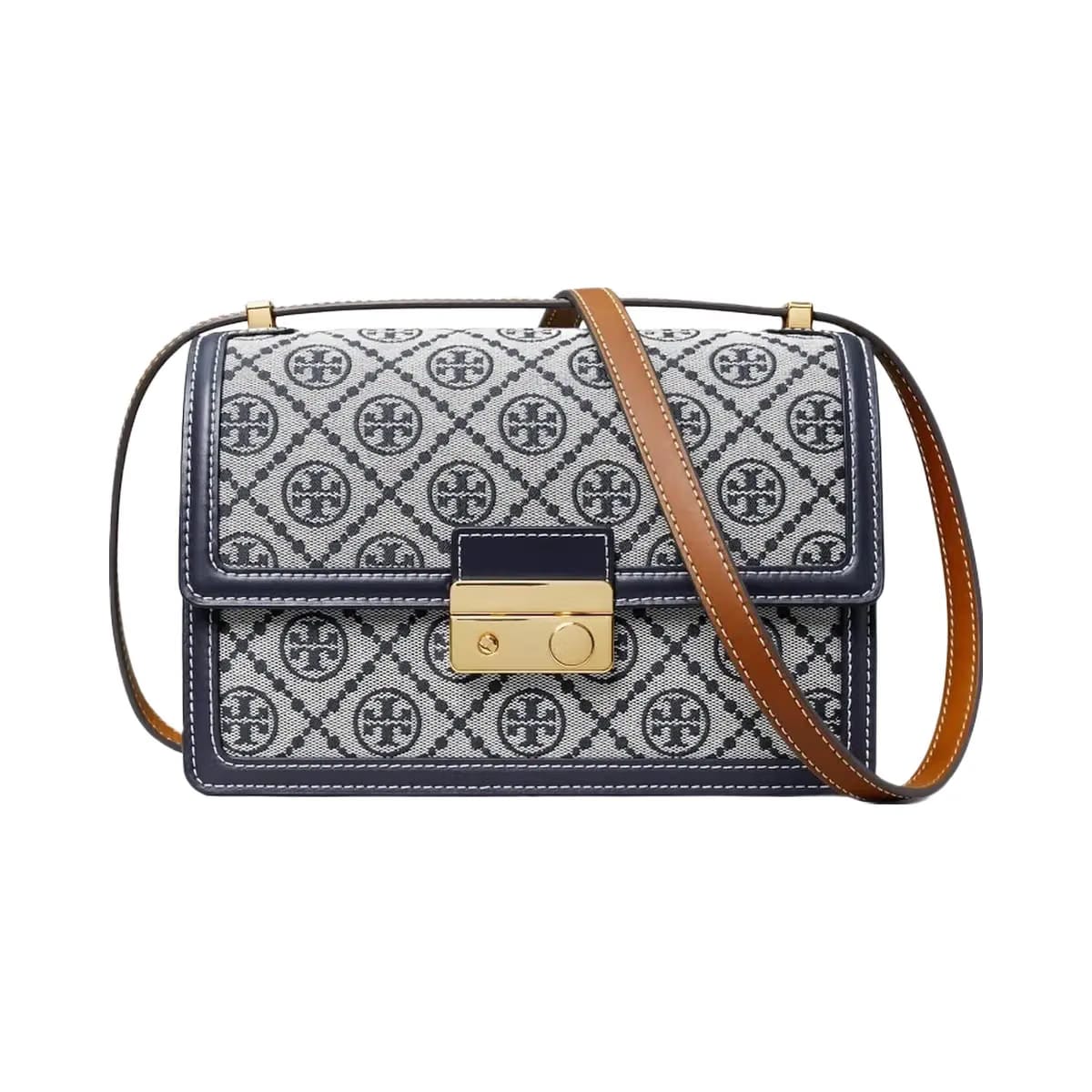 Tory Burch T Monogram Shoulder Bag Tory Navy