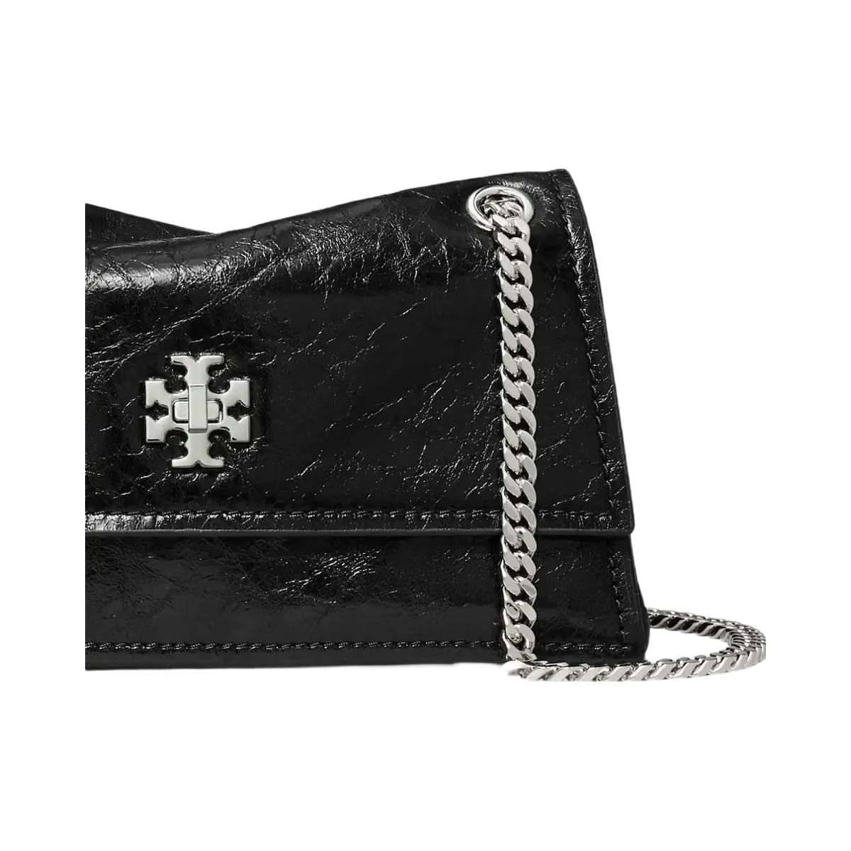 Tory Burch Mini Kira Turnlock Shoulder Bag Black