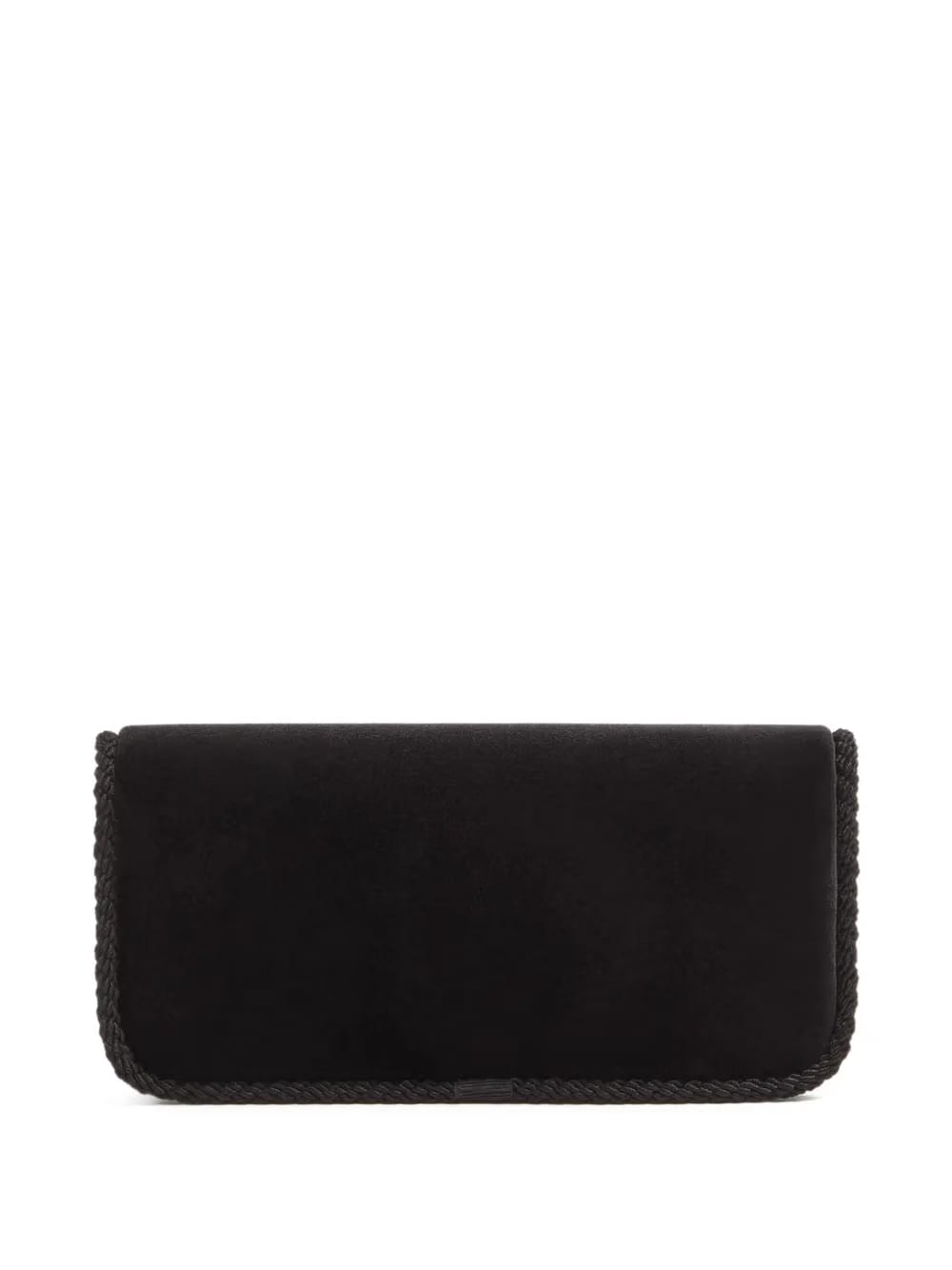 Locò jewel-embellished velvet clutch
