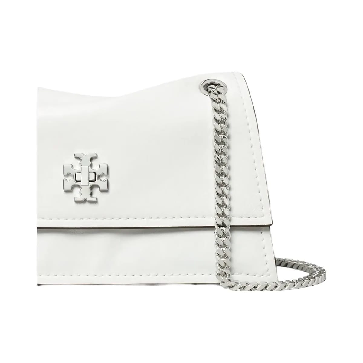 Tory Burch Mini Kira Turnlock Shoulder Bag BIANCO