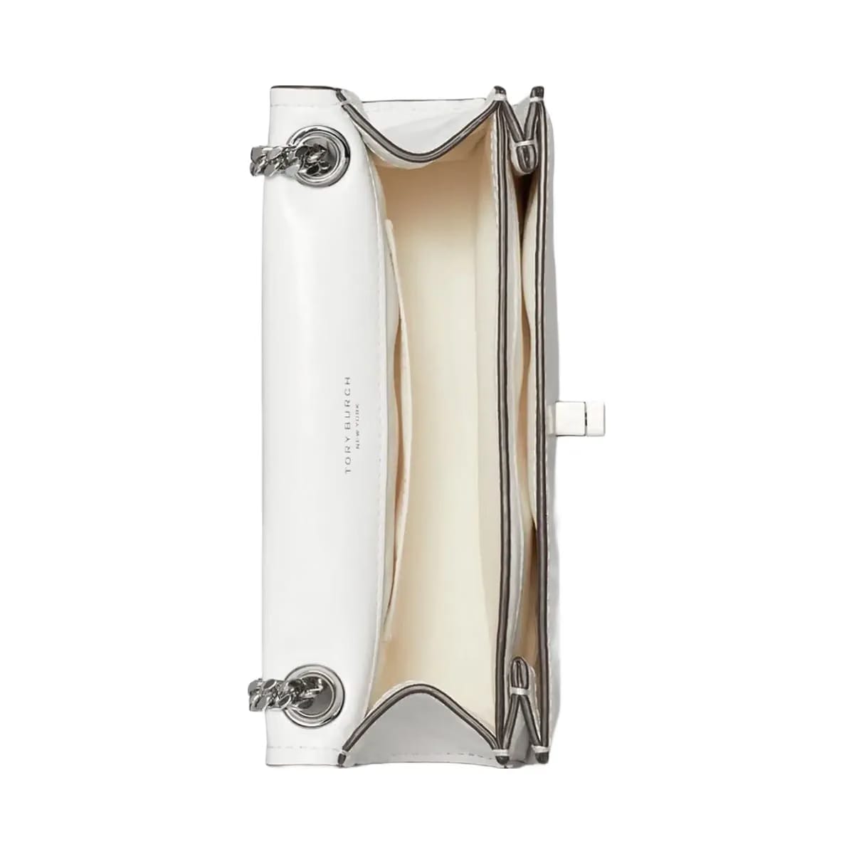 Tory Burch Mini Kira Turnlock Shoulder Bag BIANCO