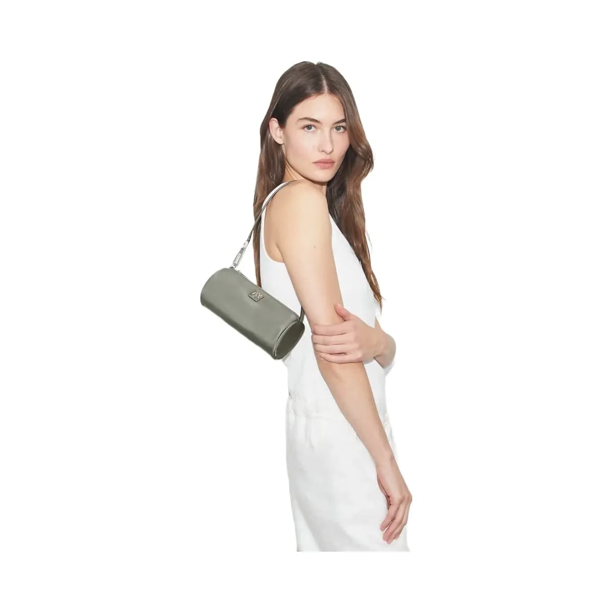Tory Burch Virginia Cylinder Bag Shale Rock