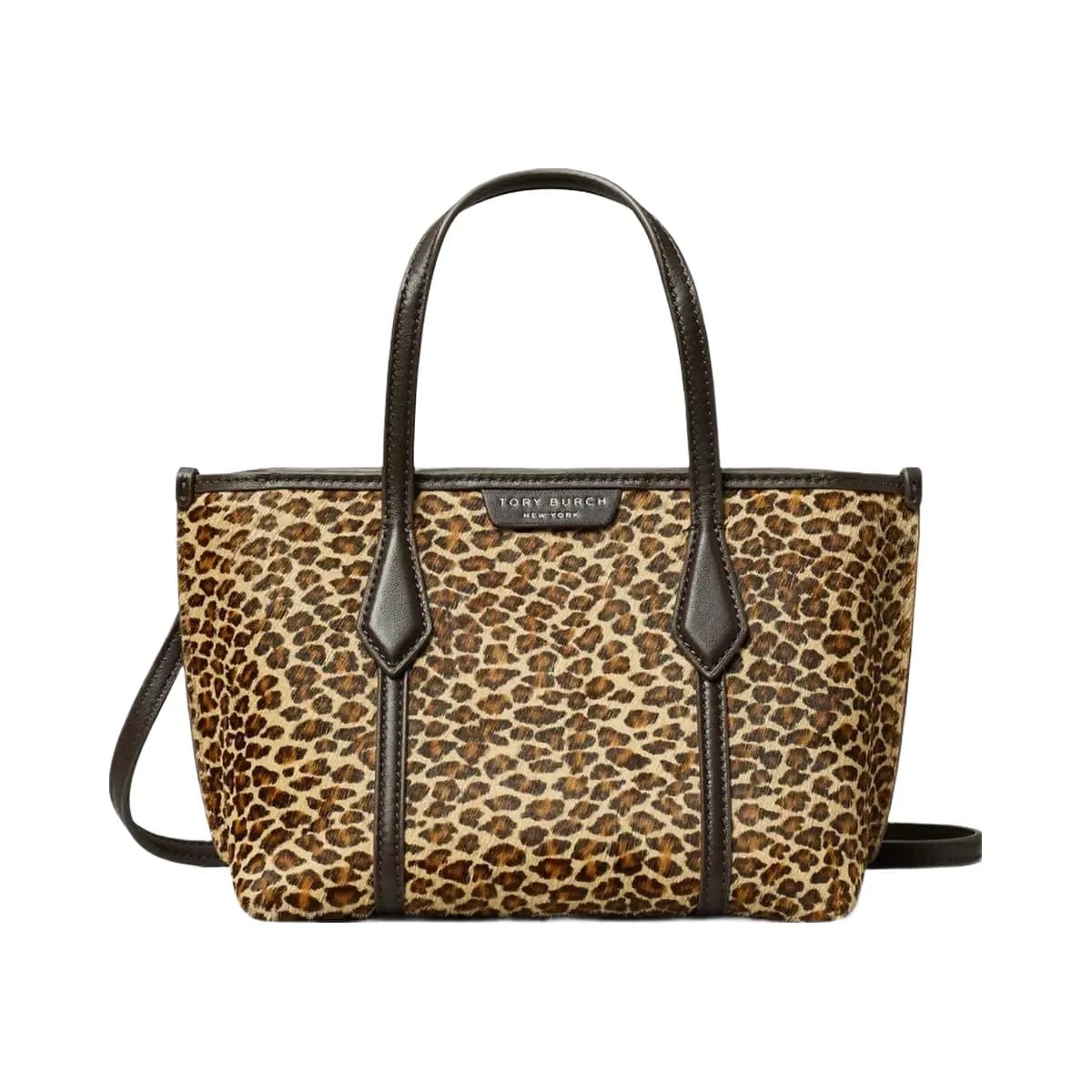 Tory Burch Perry Leopard Mini Tote Multi