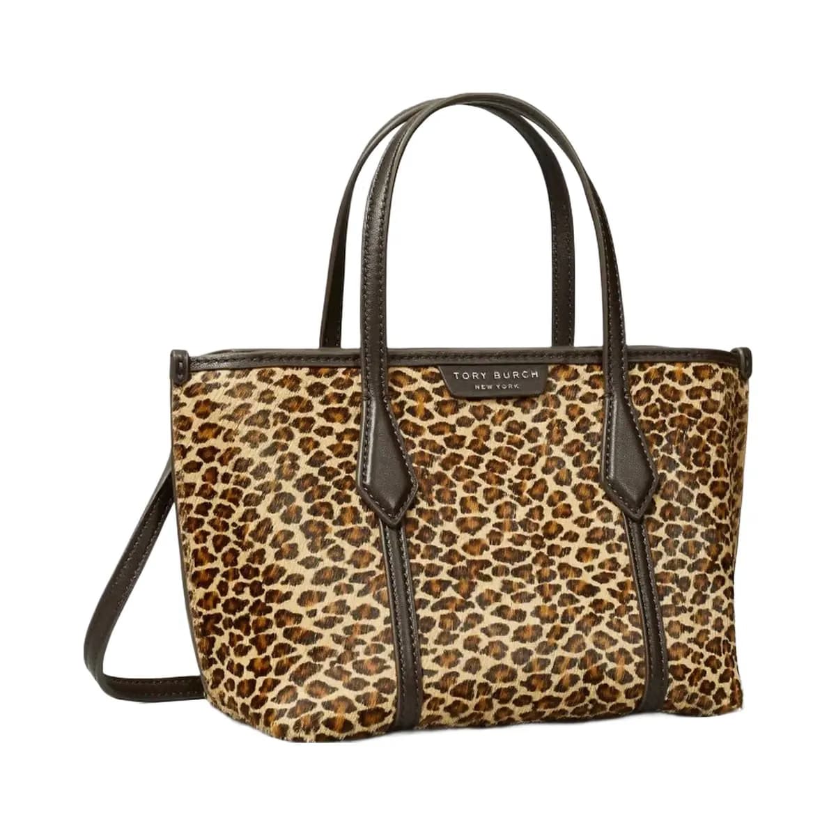 Tory Burch Perry Leopard Mini Tote Multi