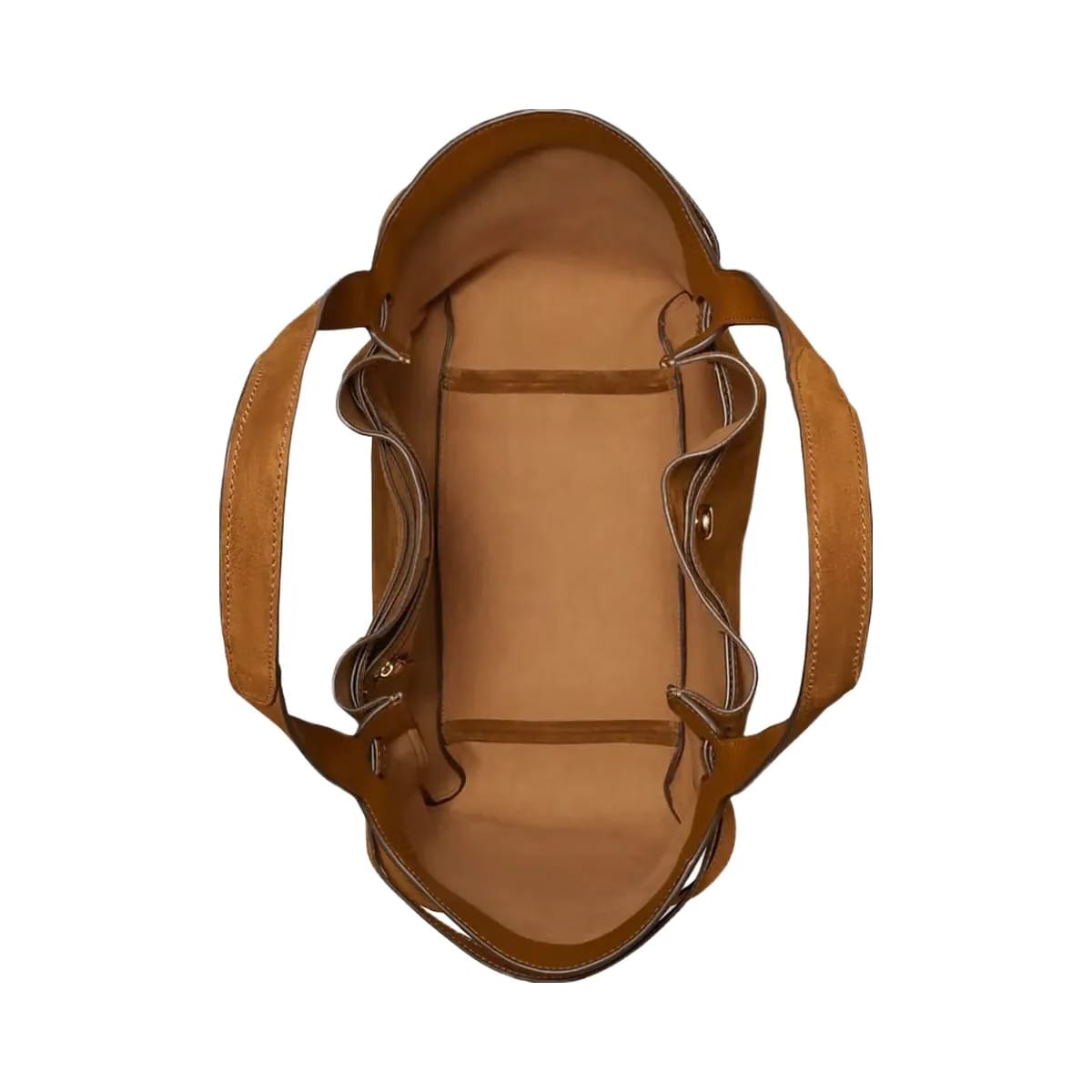 Tory Burch Romy Suede Tote Caramel