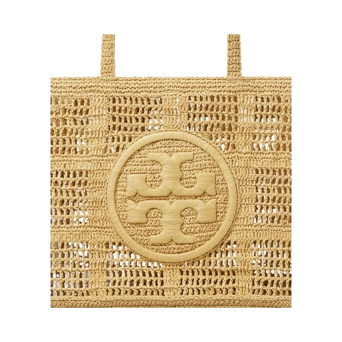 Tory Burch Large Ella Hand-Crocheted Tote Natural