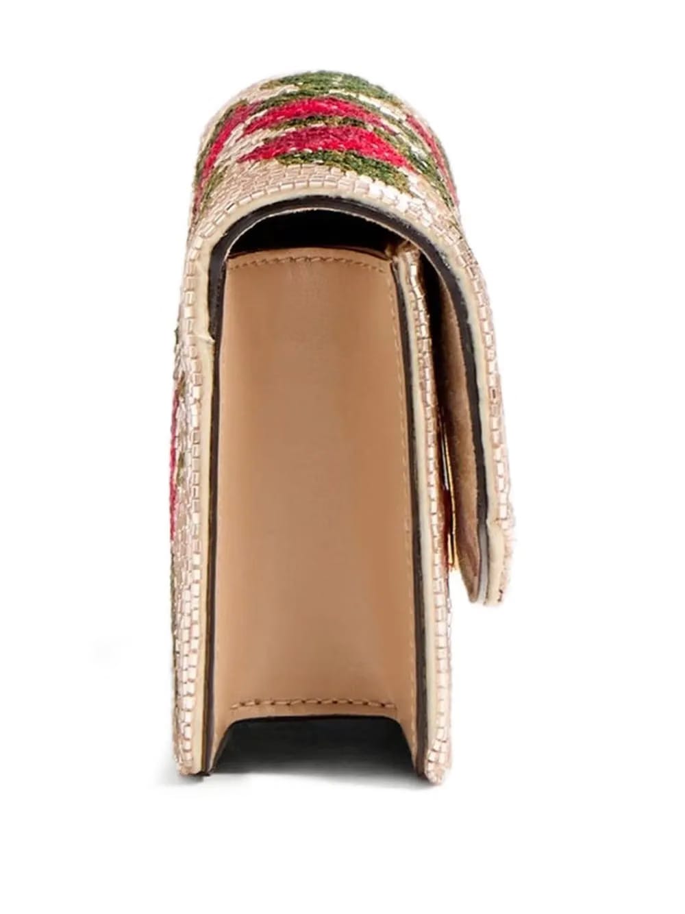Vain Cherryfic embroidered clutch bag