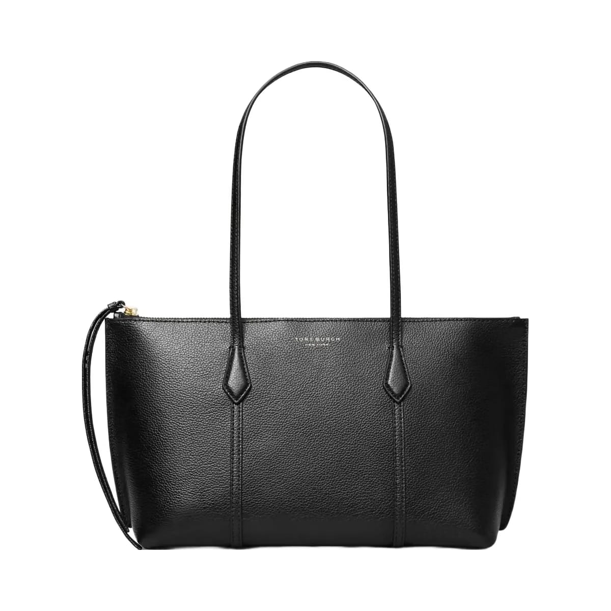 Tory Burch Small Perry Zip Tote Black