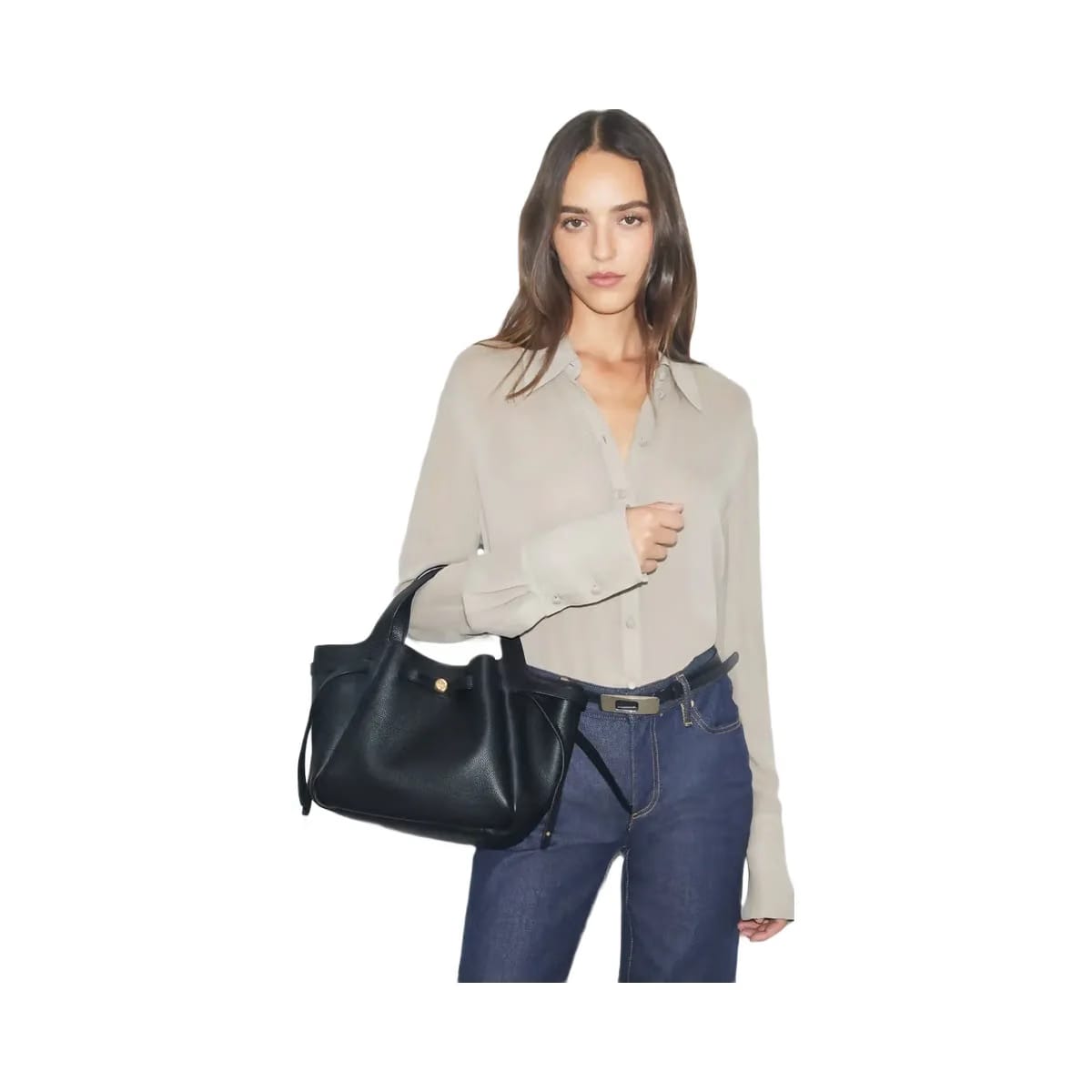 Tory Burch Small Romy Tote Black