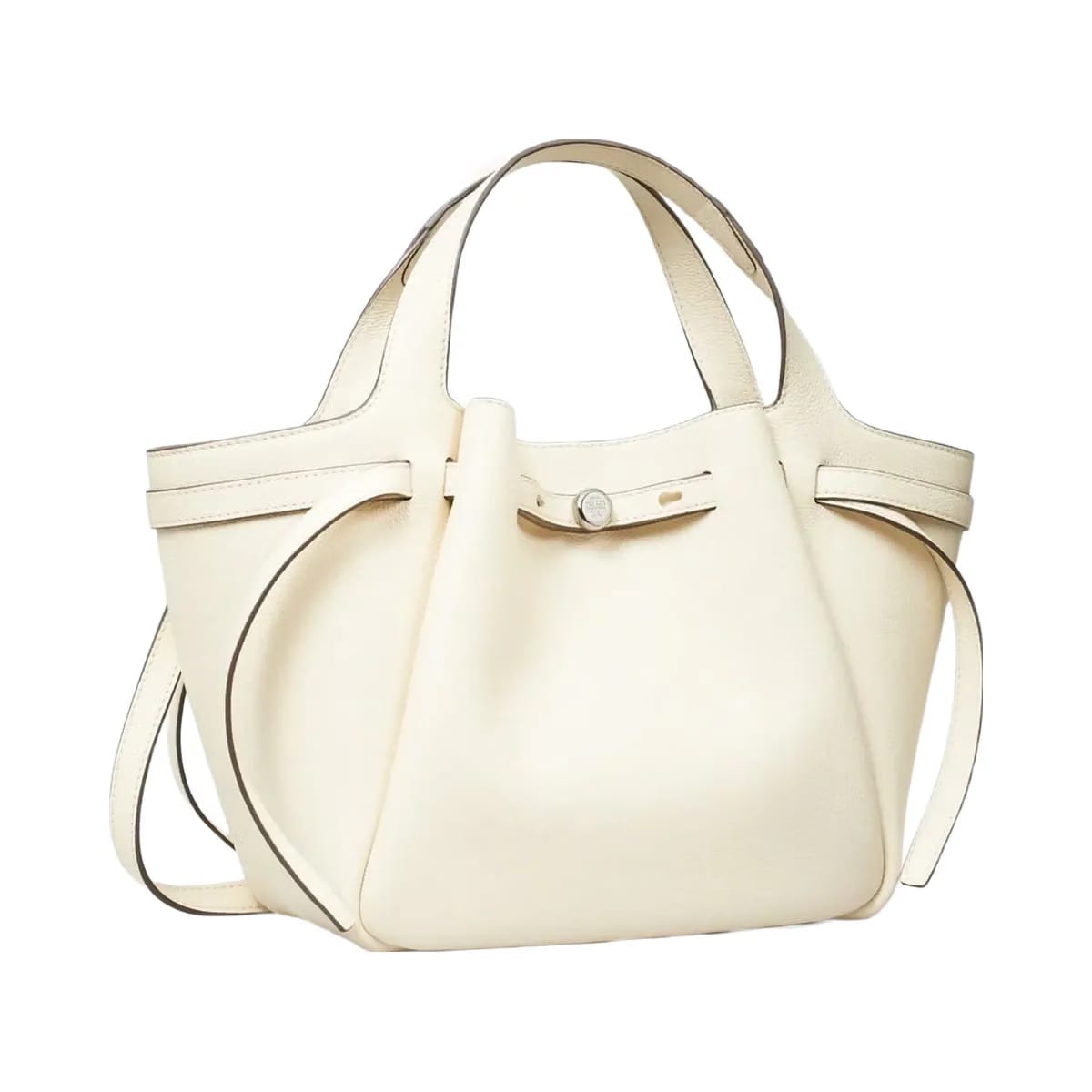 Tory Burch Small Romy Tote Light Cream