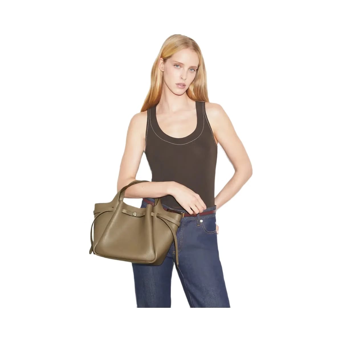 Tory Burch Small Romy Tote Wild Mushroom