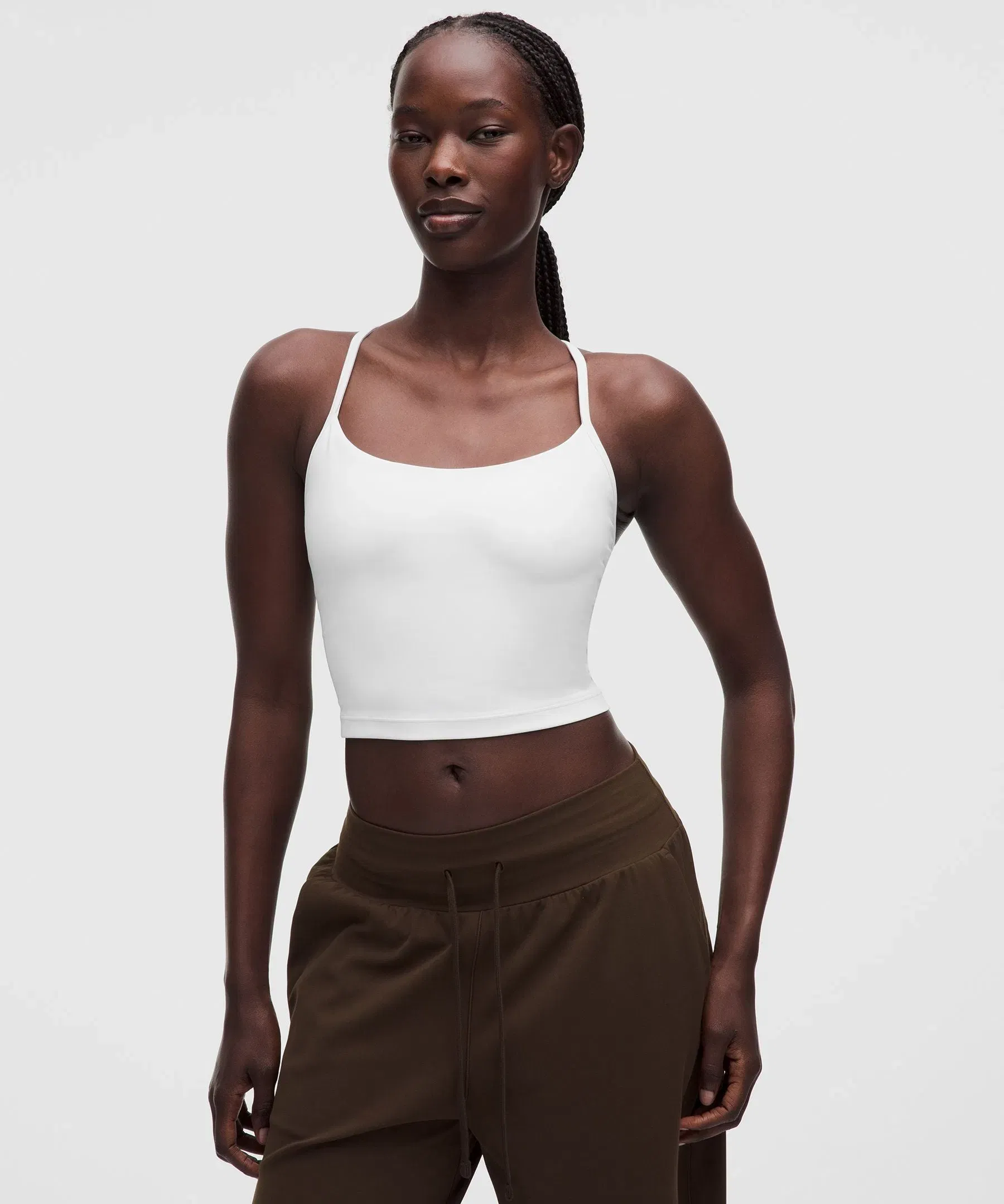 Lululemon Women's Flow Y Cropped Tank Top *Light Support, B/C Cup