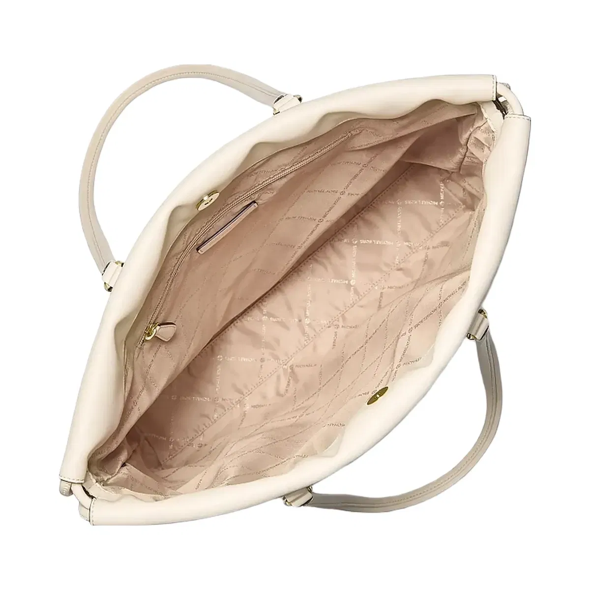 Michael Kors Matilda Large Cinch Tote Bag Lt Cream
