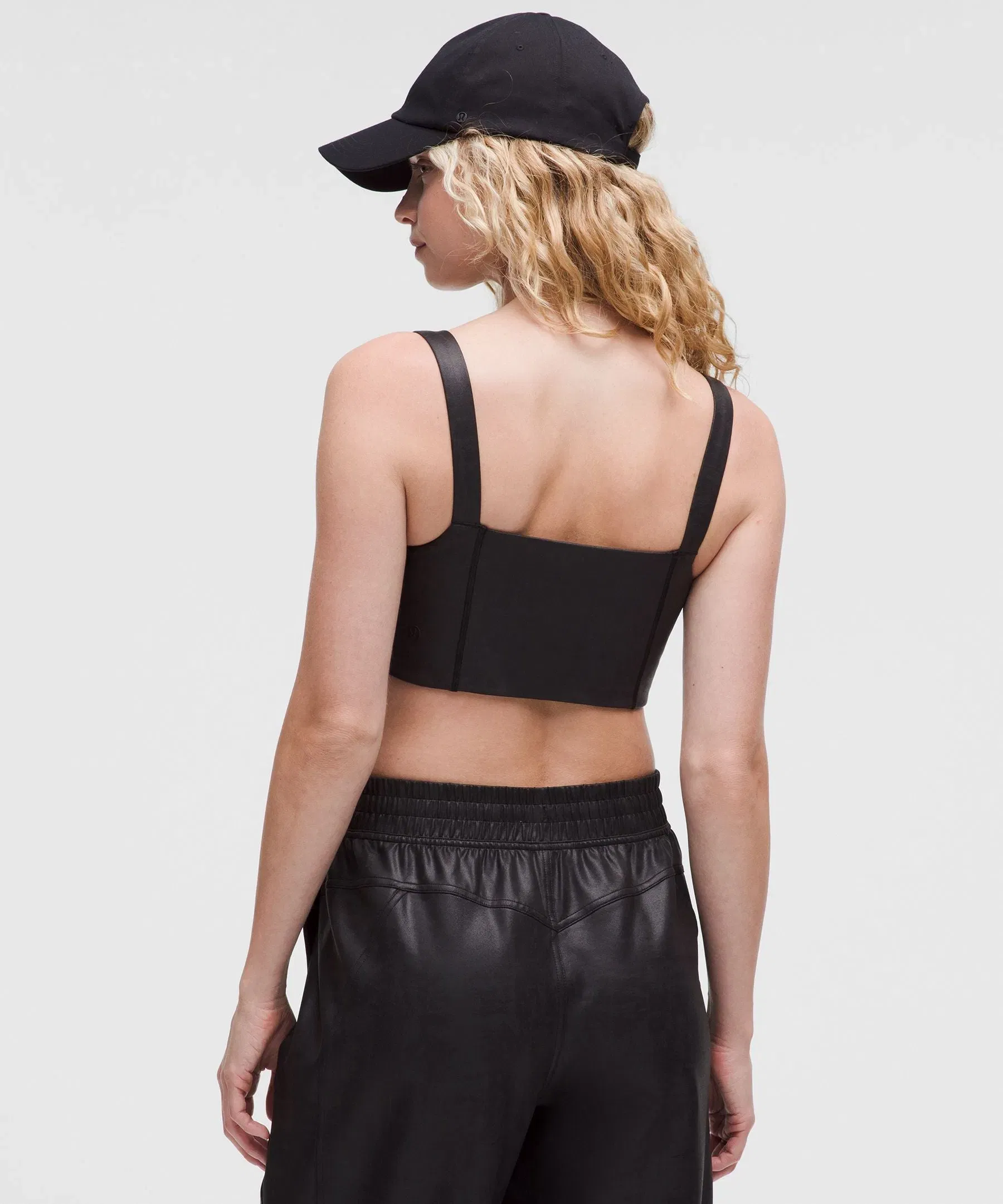 Lululemon Everlux Longline Workout Bra Light Support, A/B Cup *Matte Foil