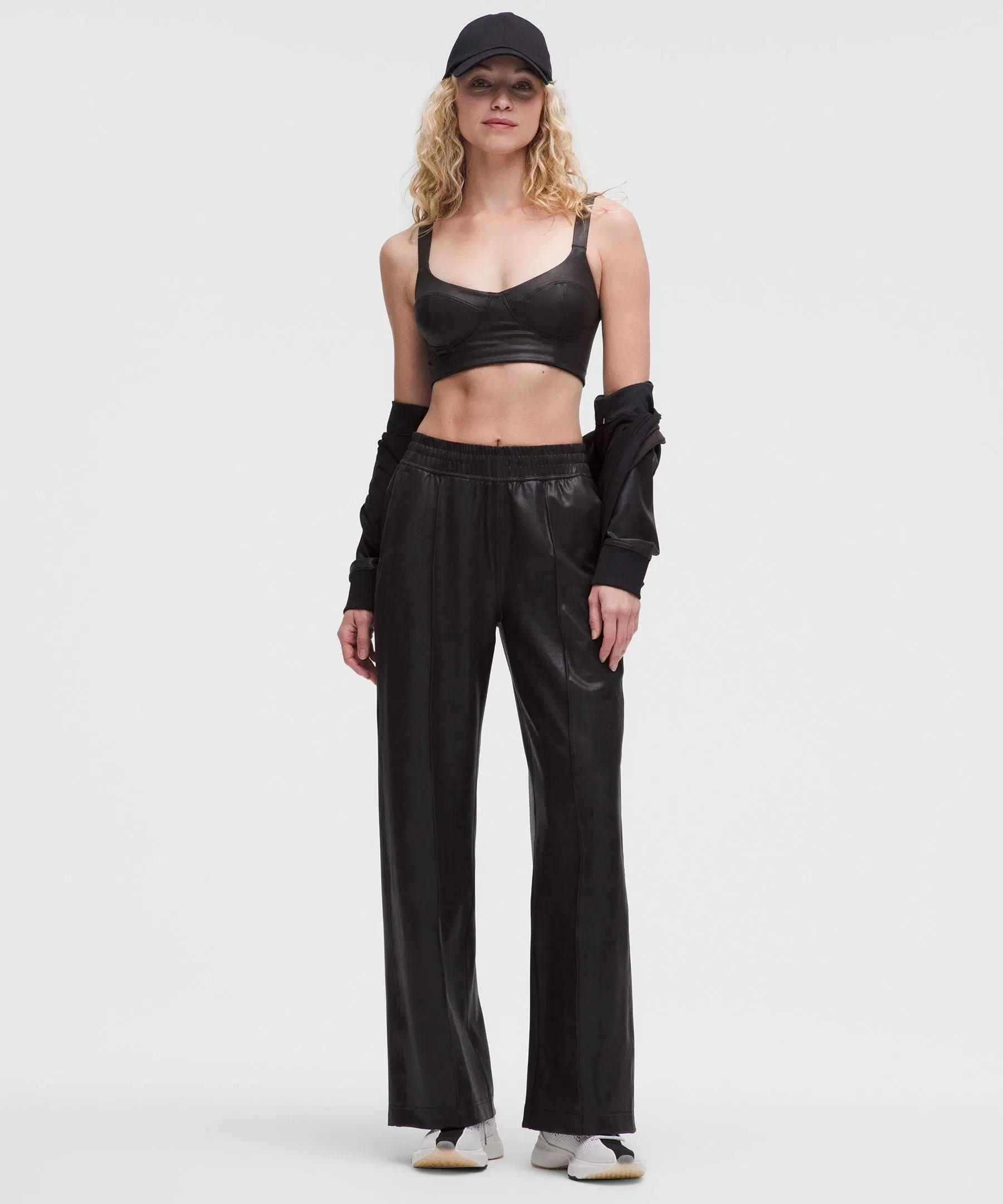 Lululemon Everlux Longline Workout Bra Light Support, A/B Cup *Matte Foil