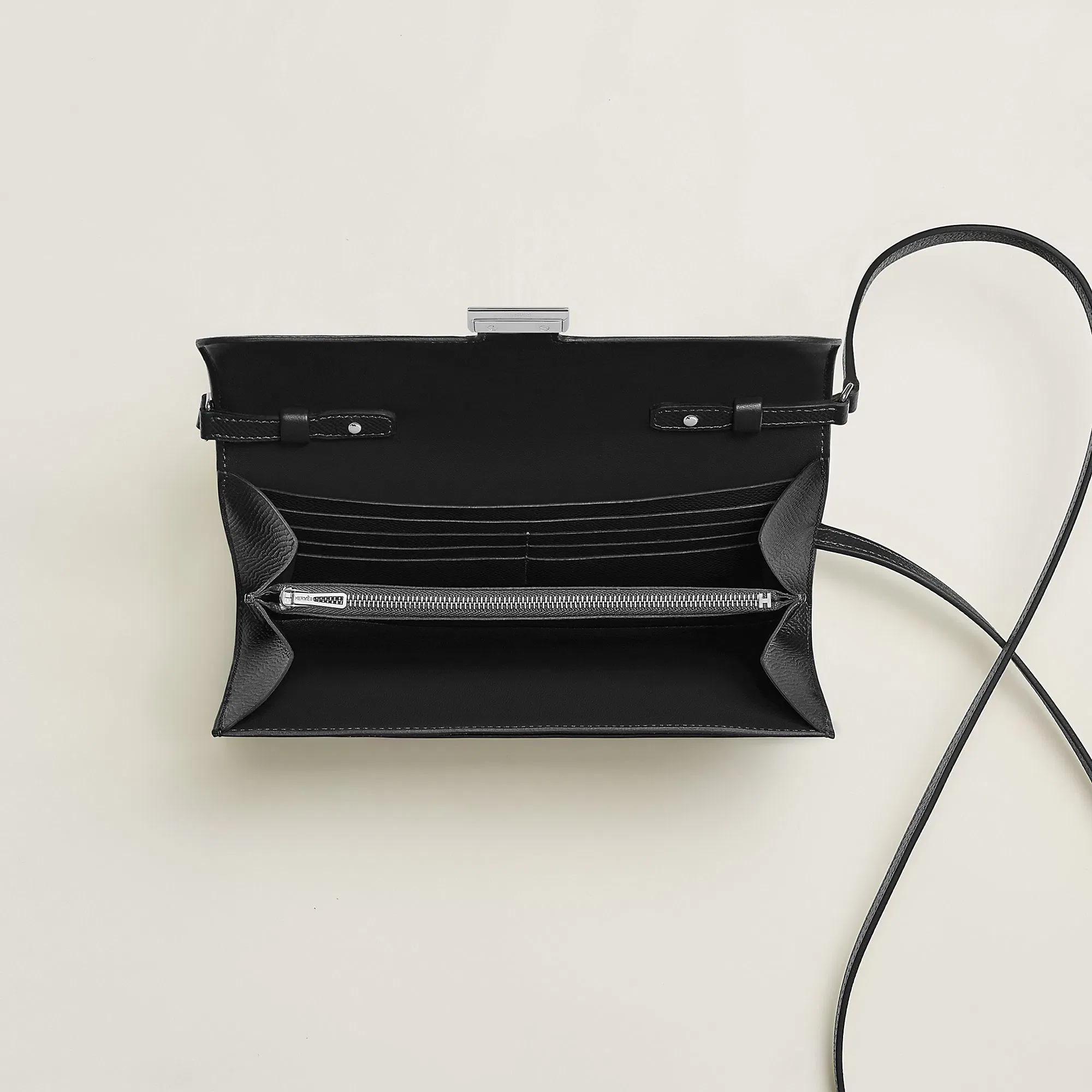 Hermes Constance To Go Wallet Bleu Thalassa