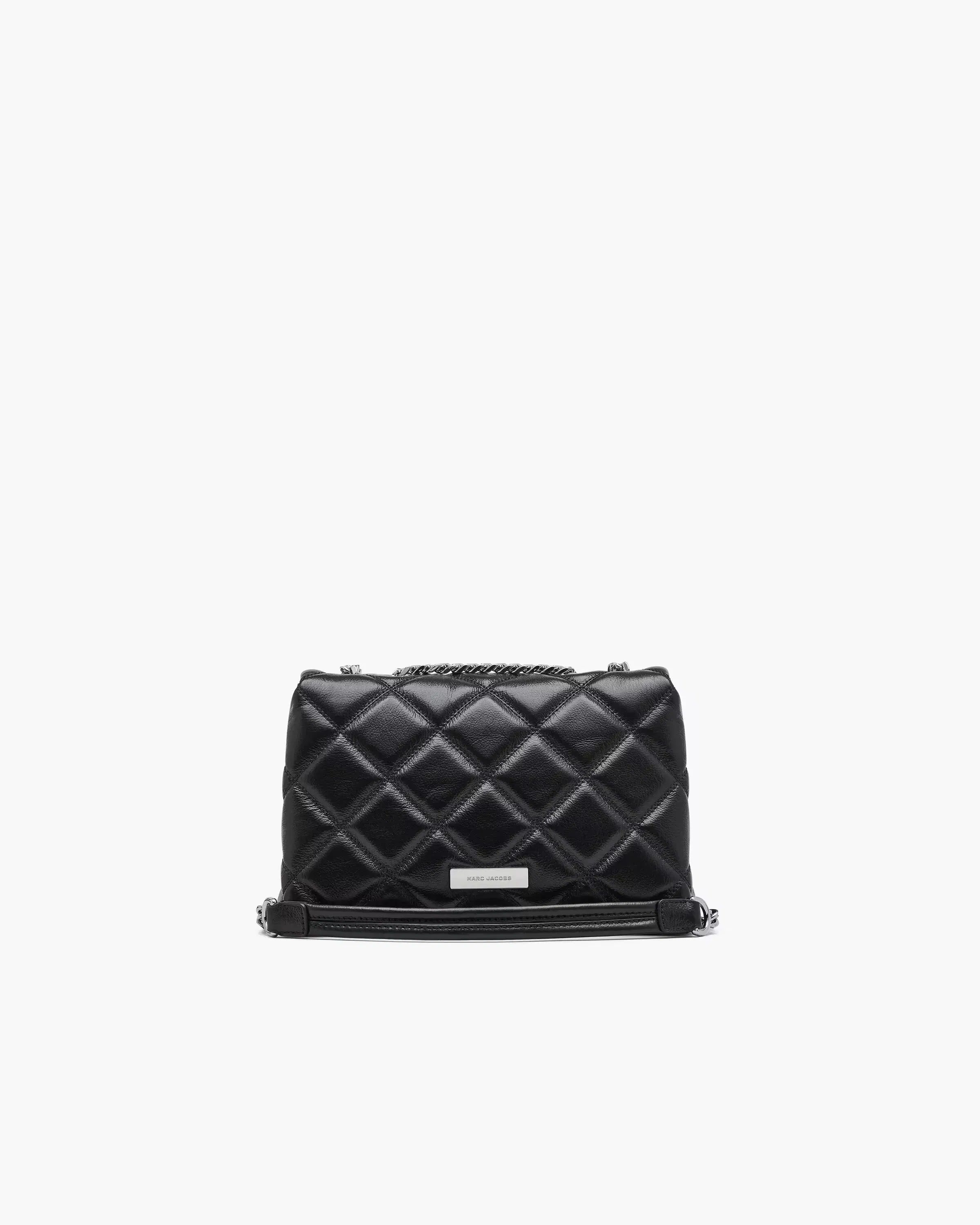 Marc Jacobs The Quilted Slim Dual Convertible Shoulder Bag Black