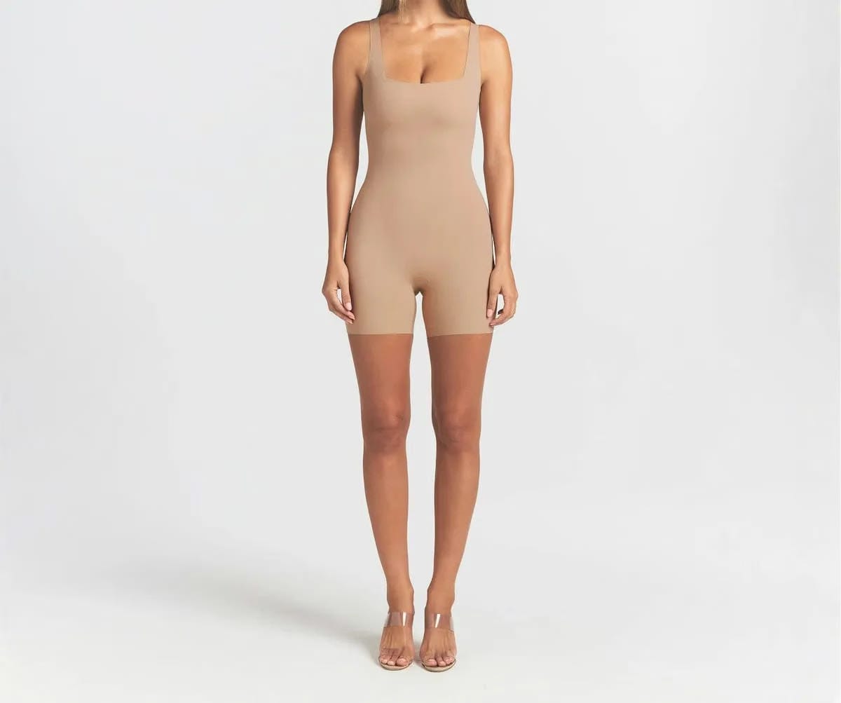 Skims Cool Shapewear Mid Thigh Bodysuit