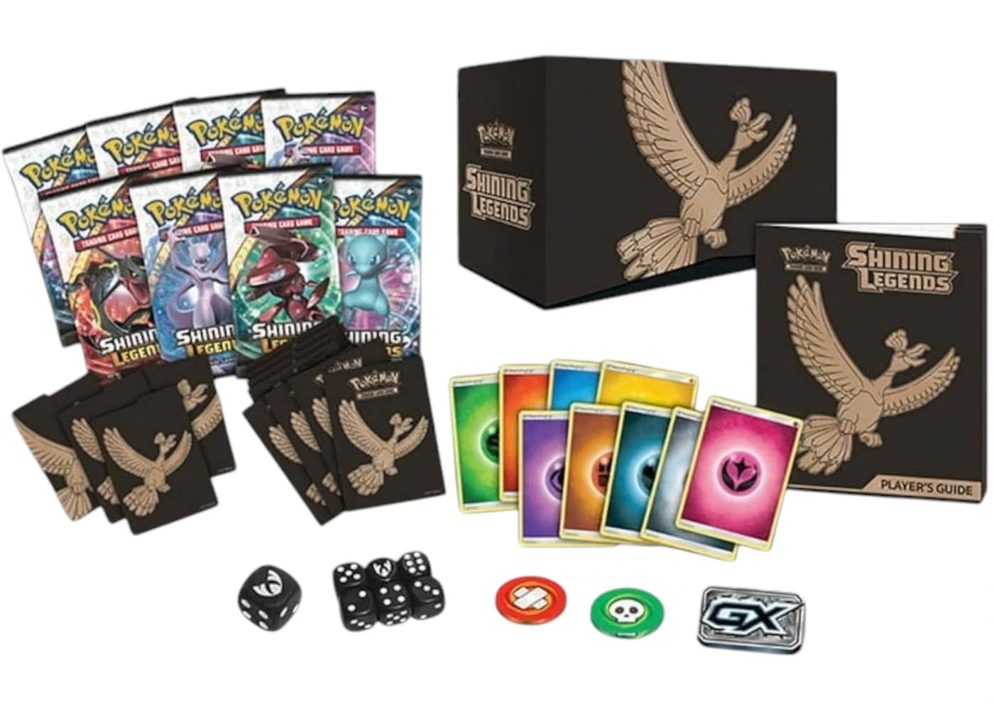 2017 Pokemon Tcg Shining Legends Elite Trainer Box