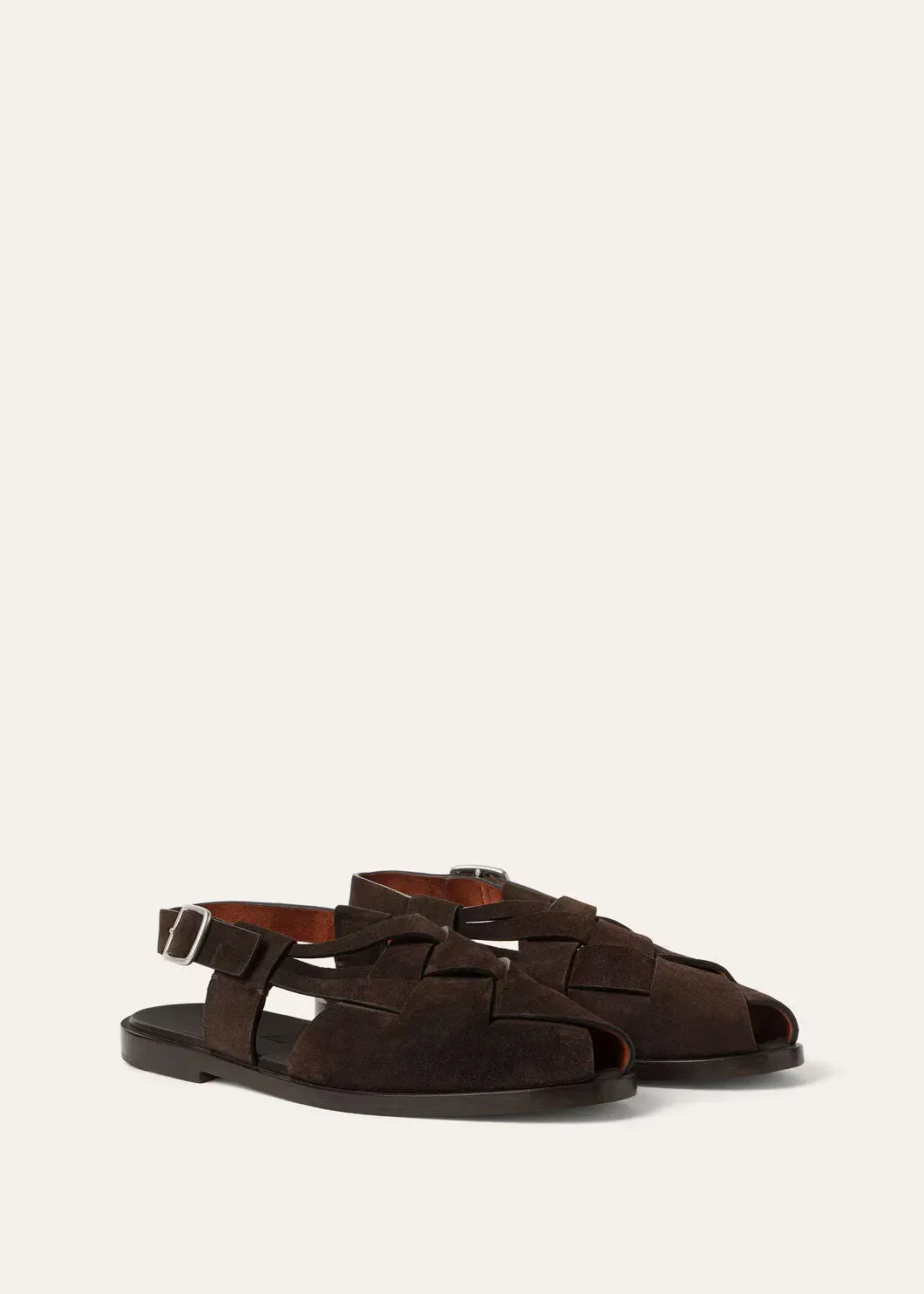 LoroPiana Peter Walk Sandal Savana Bark