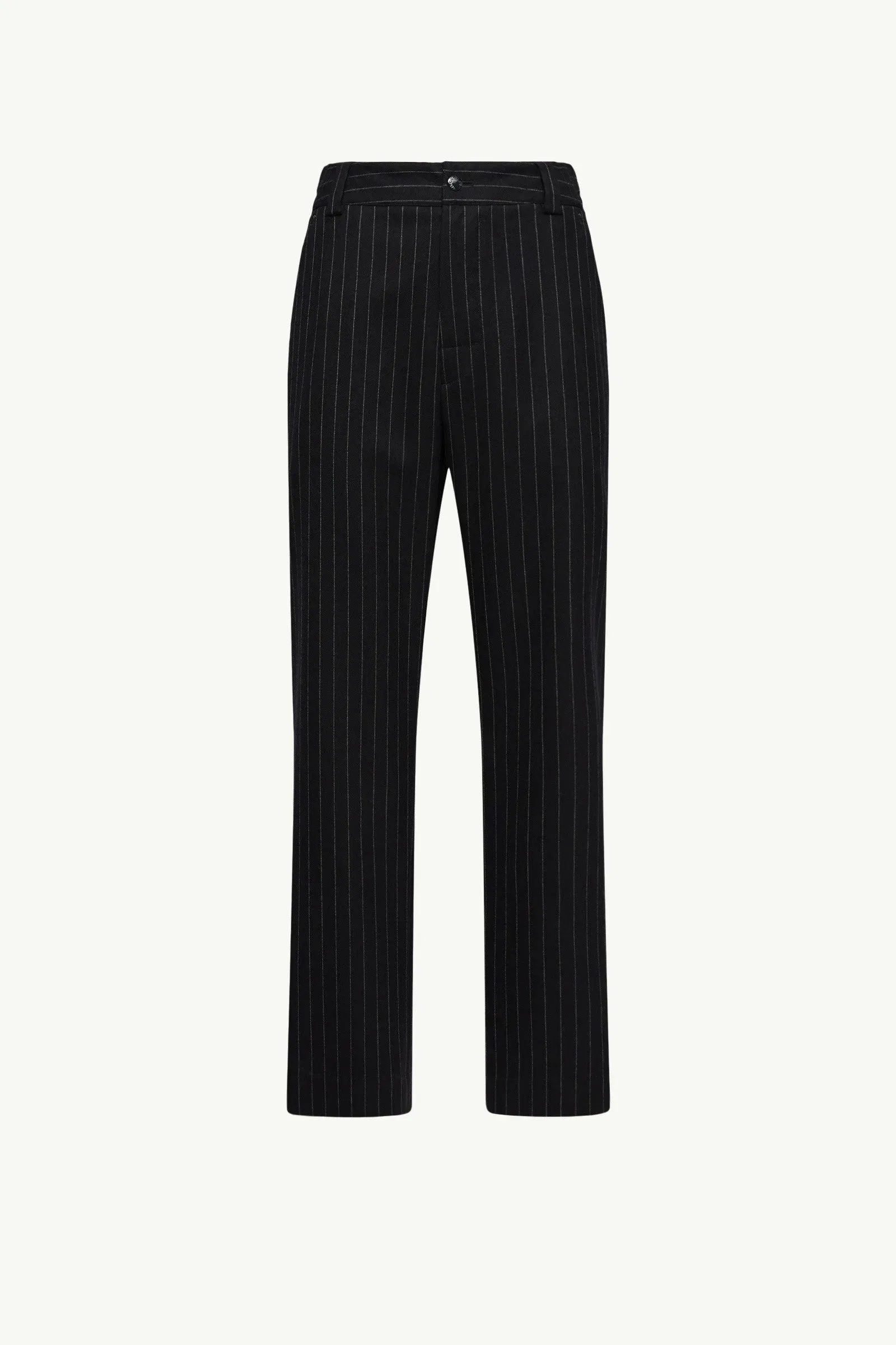 Moncler Tailored Pinstripe Pants Dark Blue Dark Blue