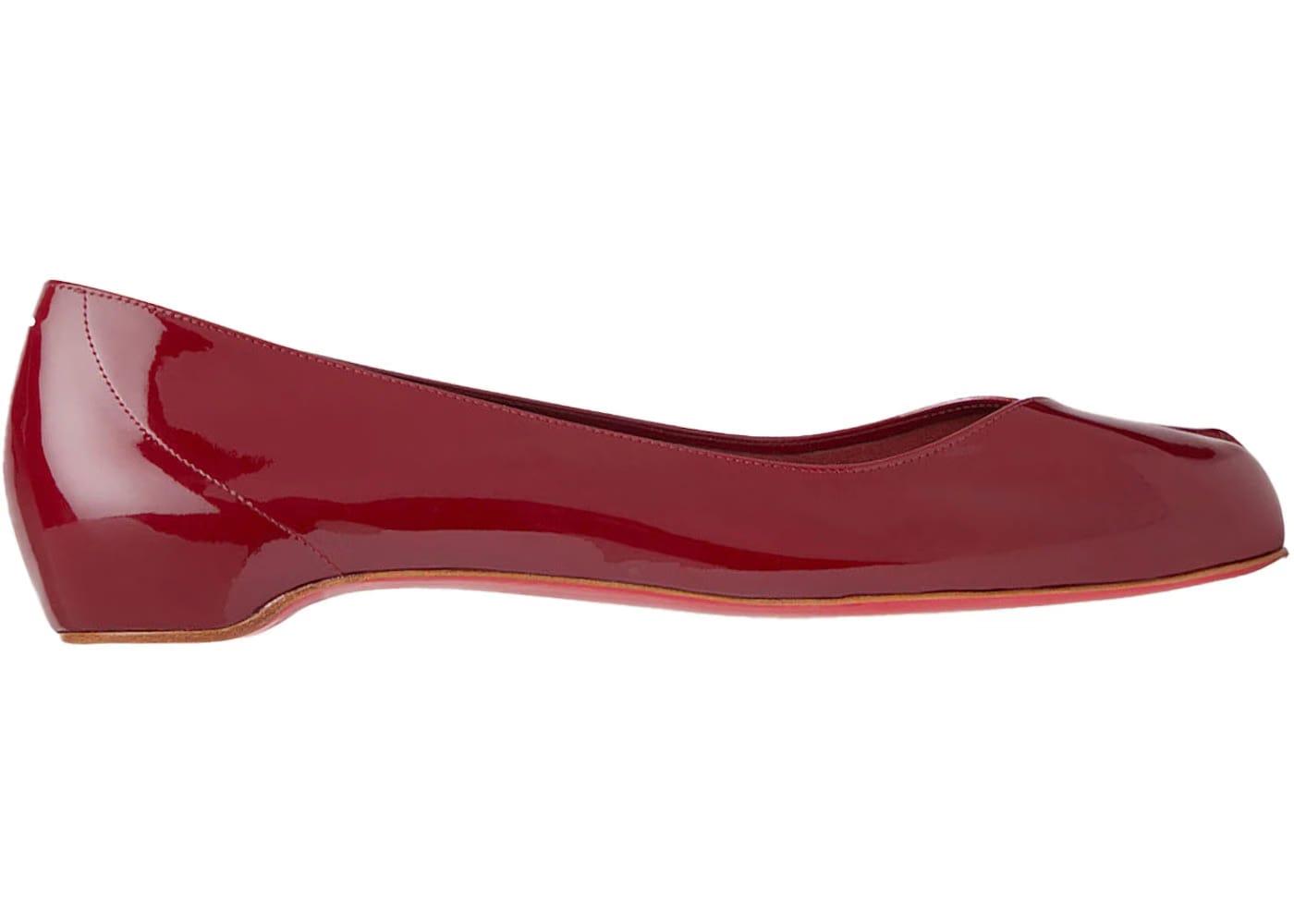 Maison Margiela X Christian Louboutin Marlougiela Flats Bordeaux Womens
