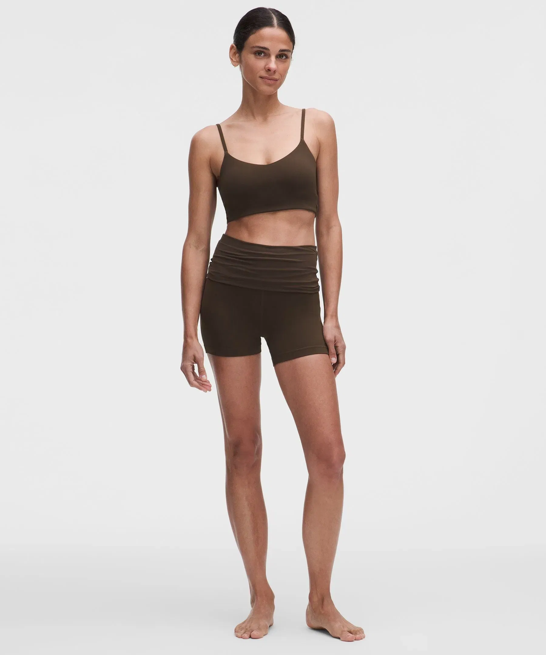 Lululemon Women's Groove Foldover Mid-Rise Short 4"