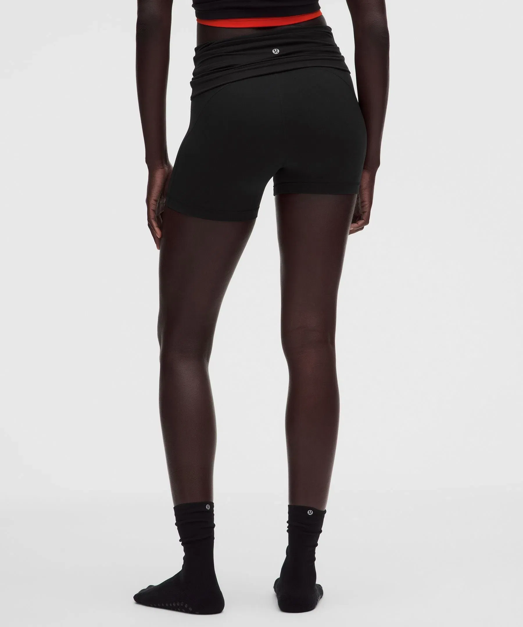 Lululemon Women's Groove Foldover Mid-Rise Short 4"