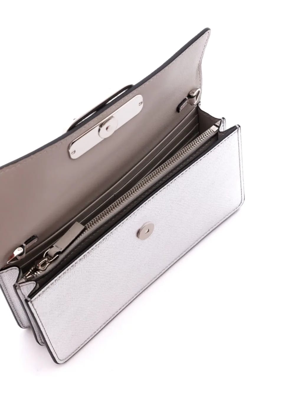 VLogo Signature metallic wallet-on-chain