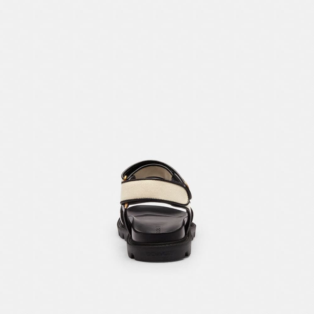 Women's Coach Brynn Sandal Chalk & Black