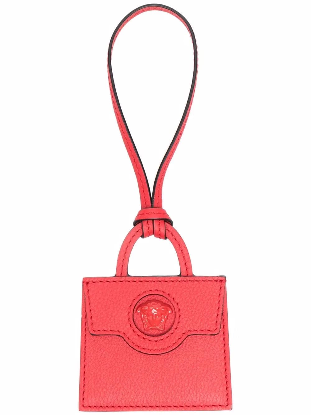 Medusa Head leather tag