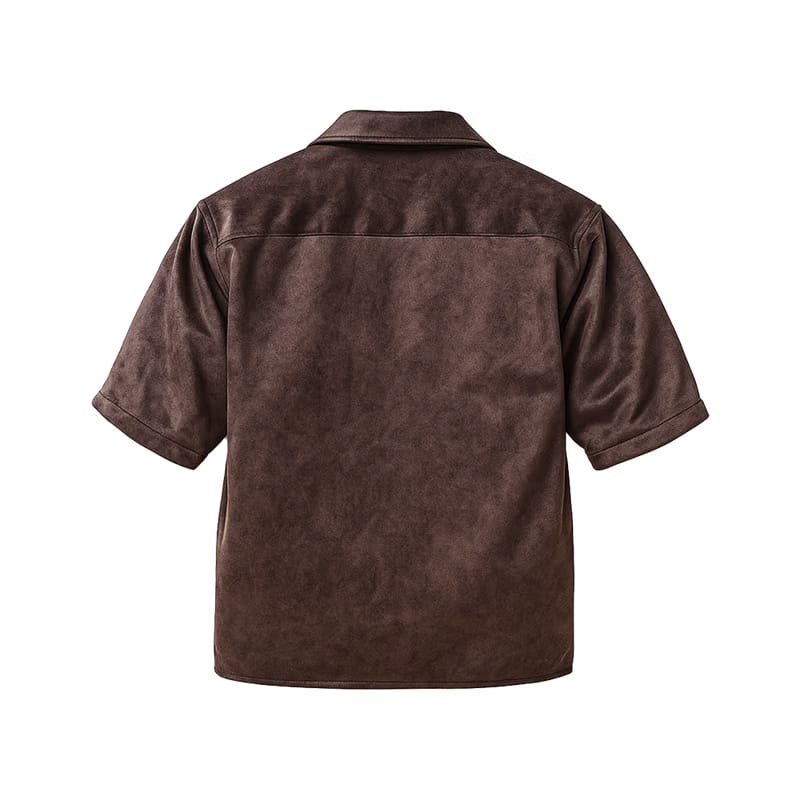 Suede Bowling Shirt
