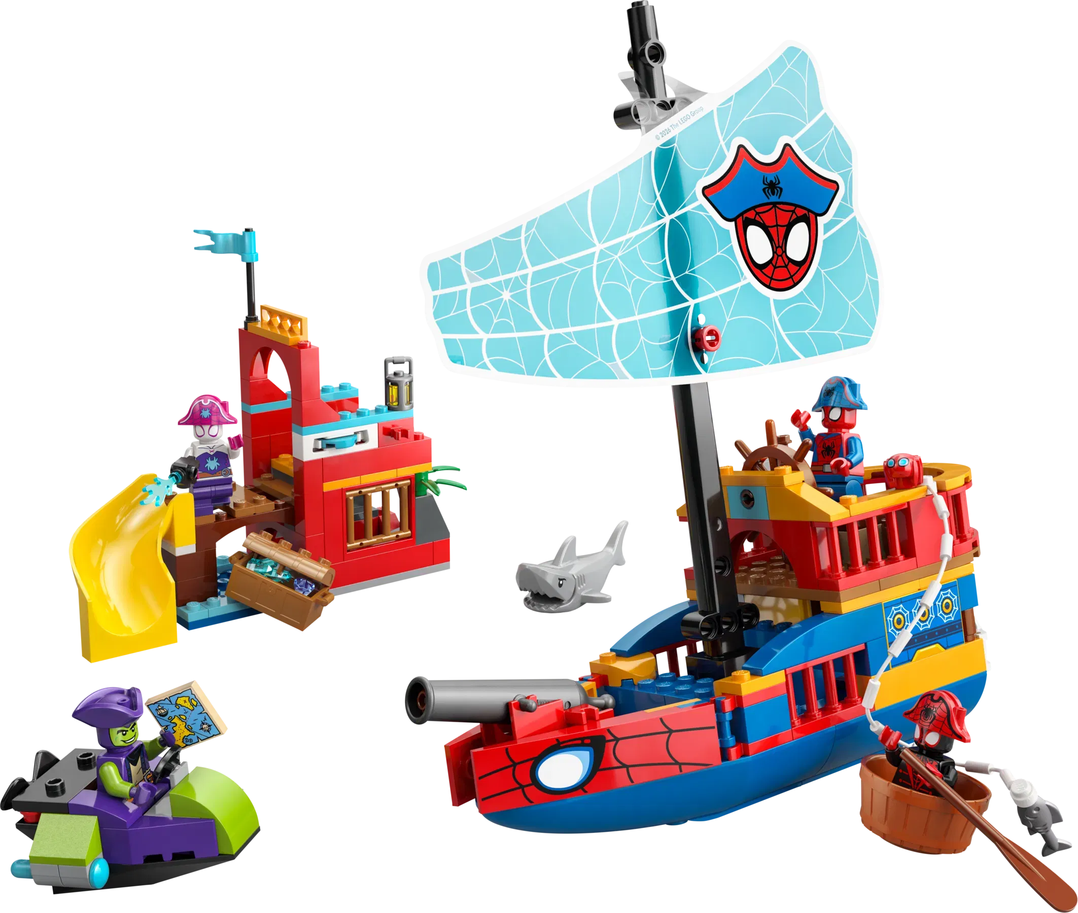 Lego Team Spidey Pirate Ship