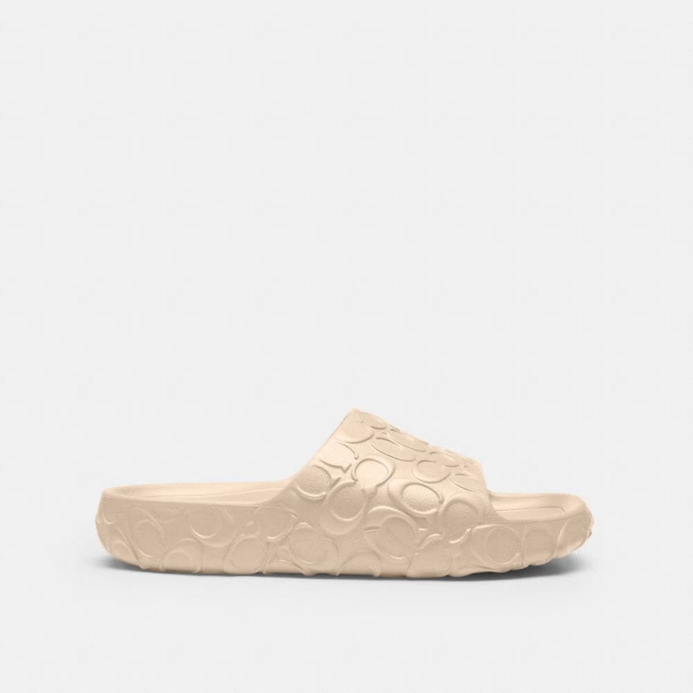 Men's Coach Bay Slide In Signature Ivory