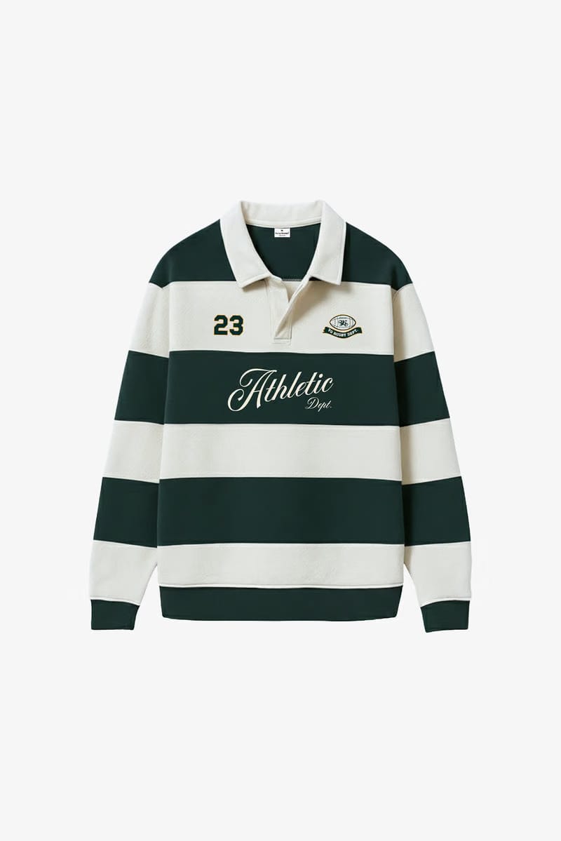 ATHLETIC STRIPED SWEATSHIRT